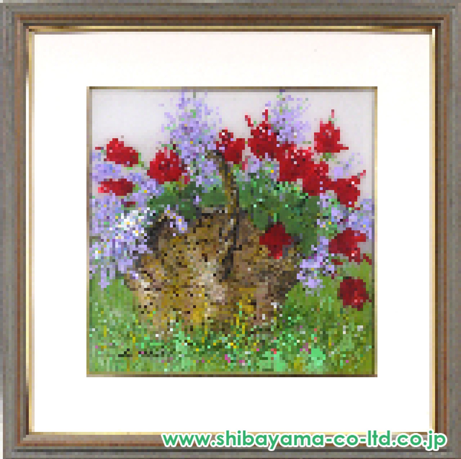 大野剛正「花かごのバラ」アクラス画 :: 絵画買取・販売 - シバヤマ
