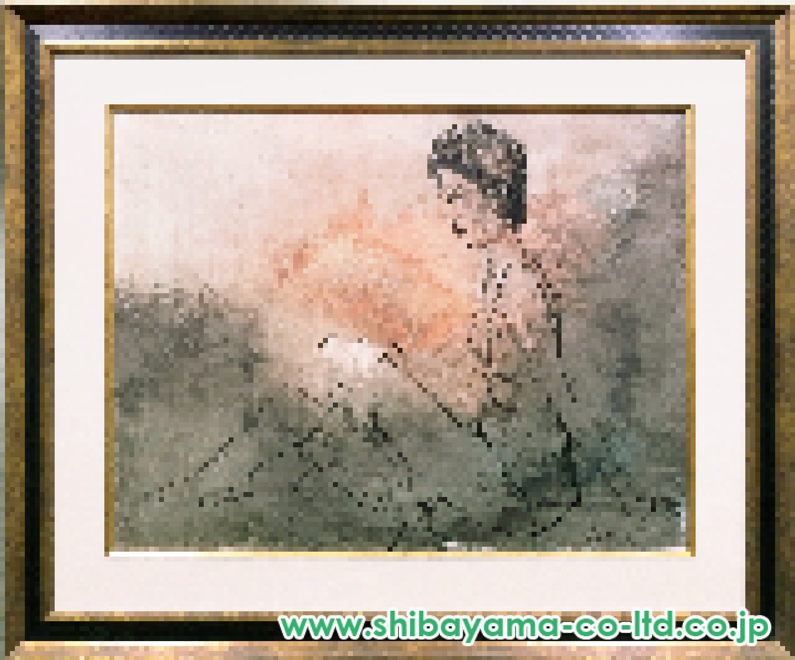 ジャン・ジャンセン「バレリーナの吐息」水彩 :: 絵画買取・販売
