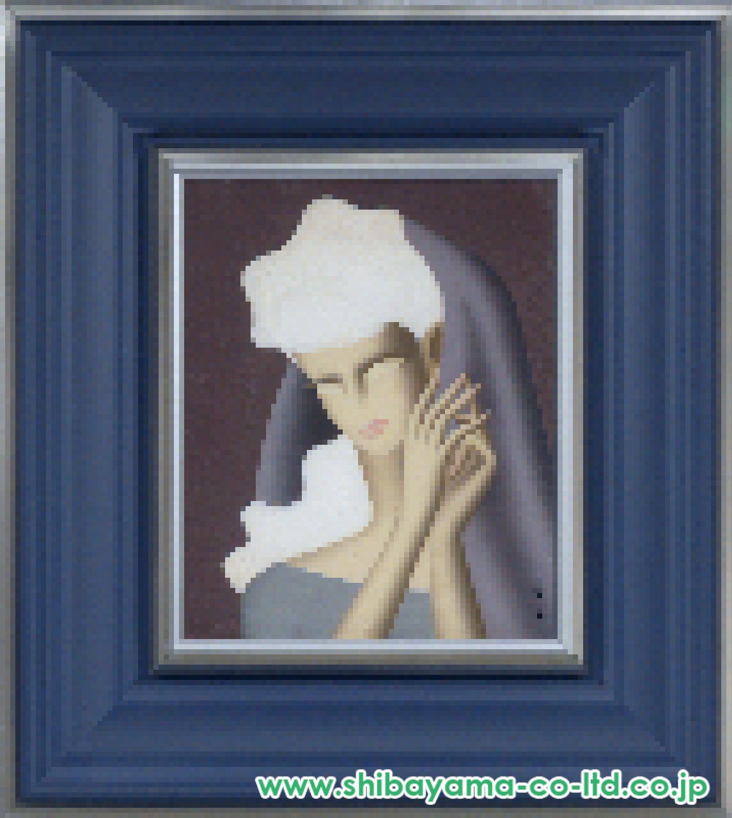 東郷青児「婦人像」油彩 3号 :: 絵画買取・販売 - シバヤマ