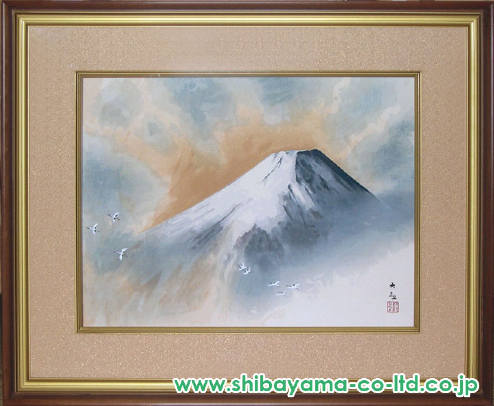 横山大観「霊峰飛翔」木版画 :: 絵画買取・販売 - シバヤマ