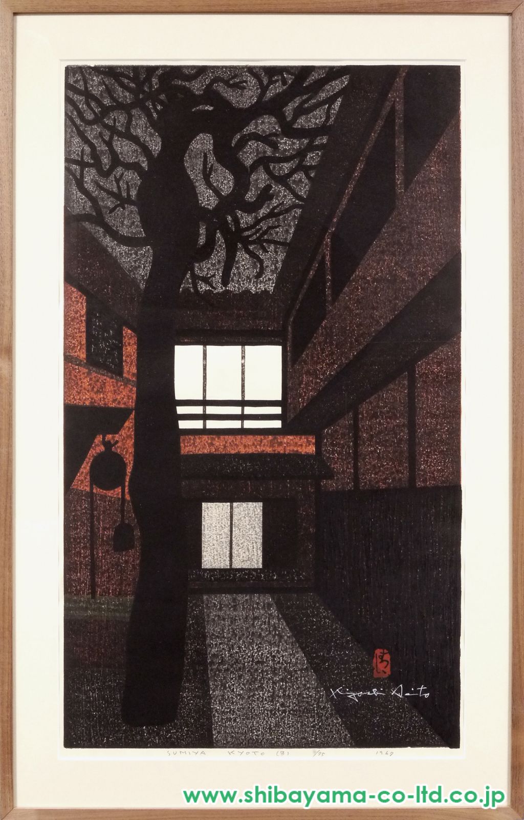 斎藤清 木版画「 BUDDHA（6）」1962年 153/200 斎藤清 木版画「 BUDDHA（6）」1962年 153/200