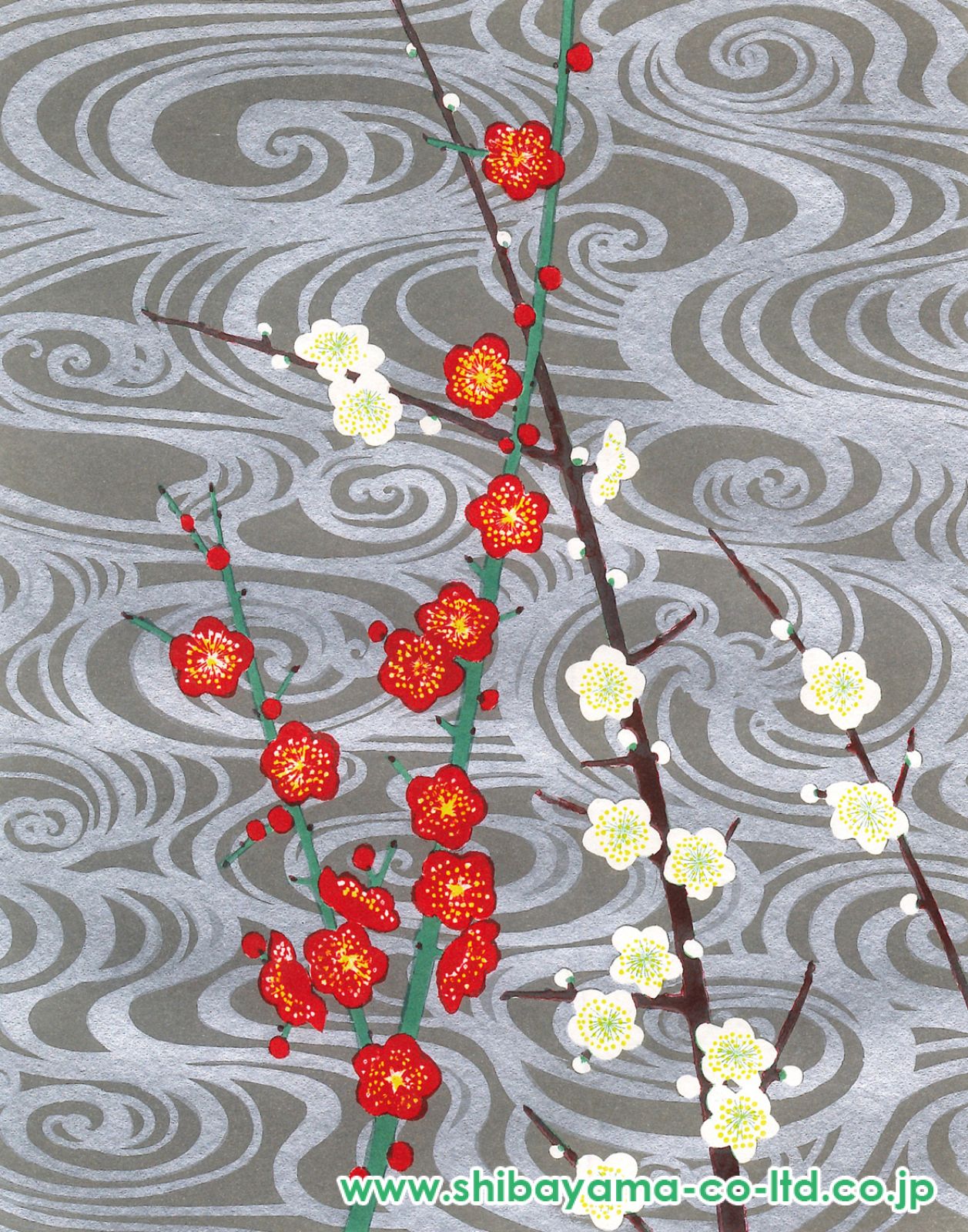 加山又造『紅梅』リトグラフ【真作保証】 絵画 加山又造『紅梅』リトグラフ【真作保証】 絵画の通販 by 北海道
