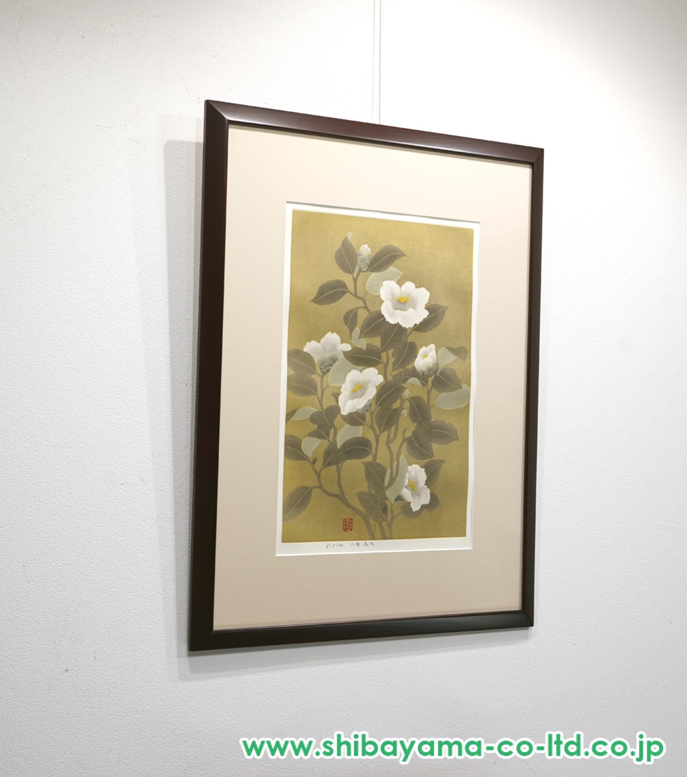 小泉淳作　白い椿　版画 白い椿 | 小泉淳作 買取・作品 | 日本画、絵画高額査定はアート