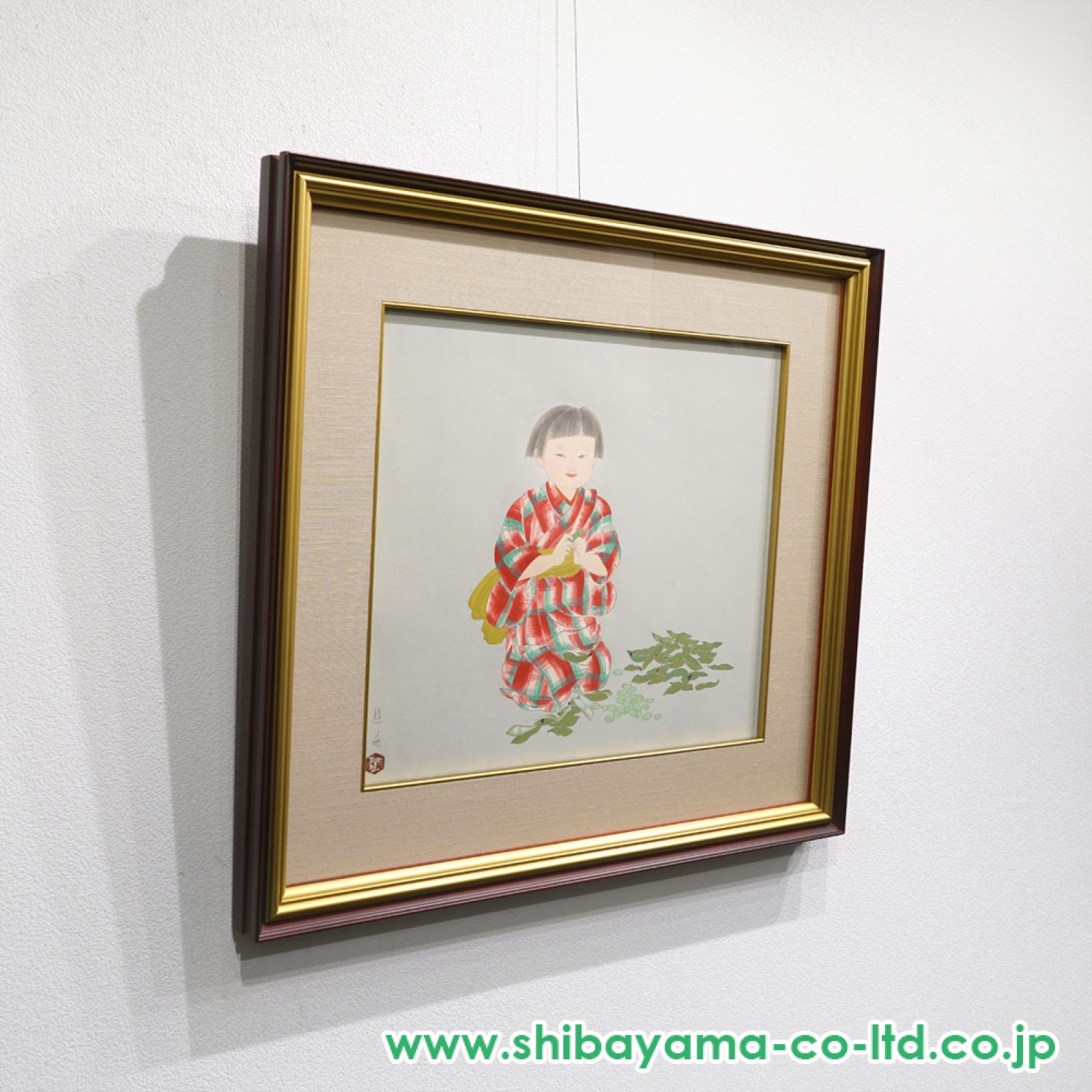 木版画 女性と荷物 E5_B7_9D_E4_B8_8A_E6_BE_84_E7_