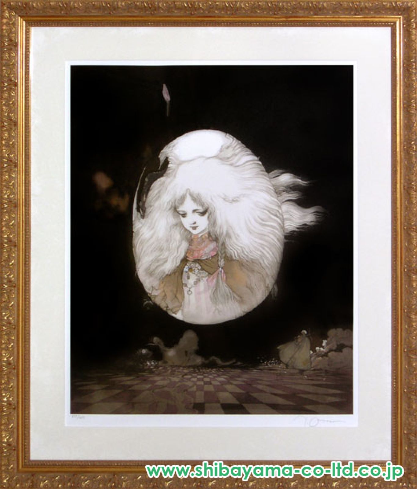 天野喜孝「想空-そら」シルクスクリーン :: 絵画買取・販売