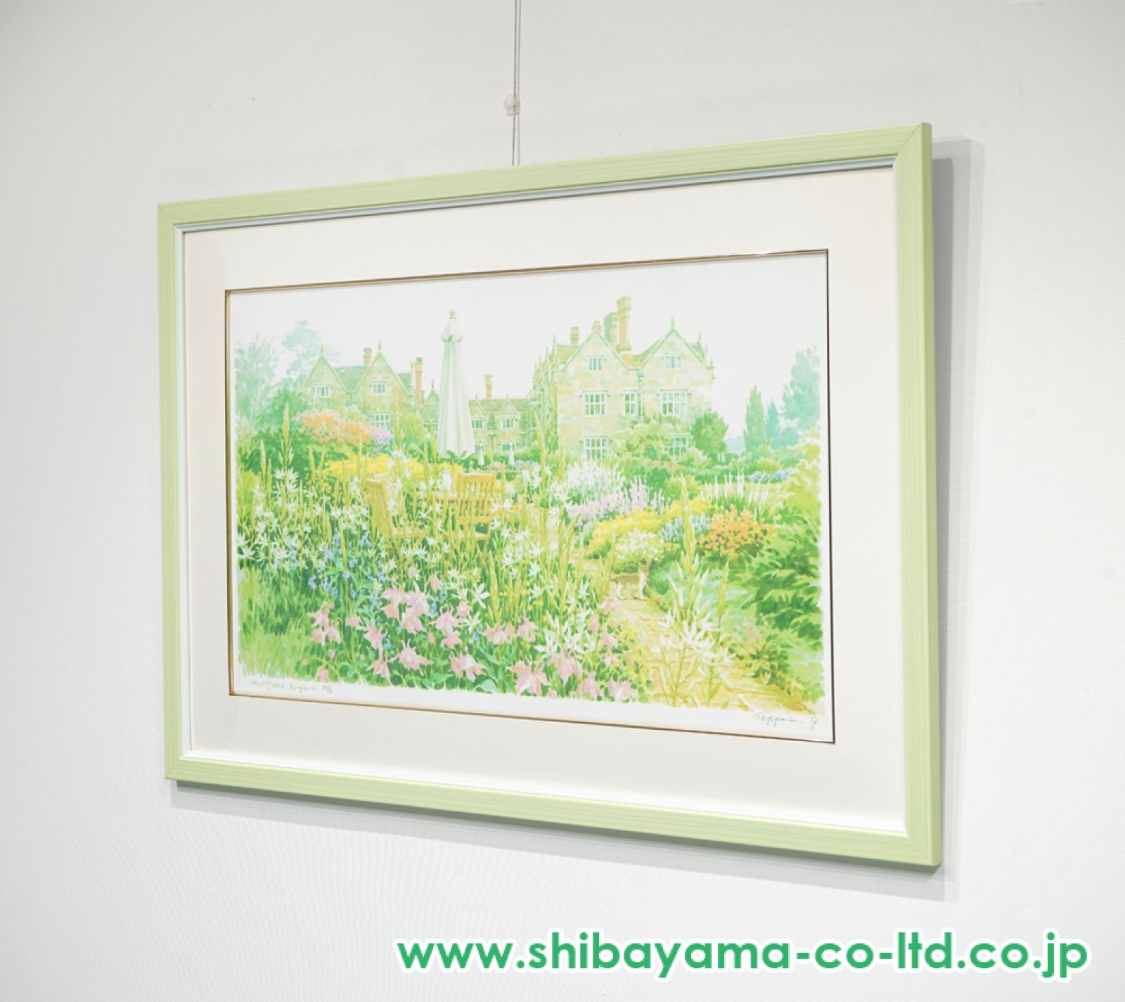 笹倉鉄平「グレヴダイの庭」シルクスクリーン :: 絵画買取・販売