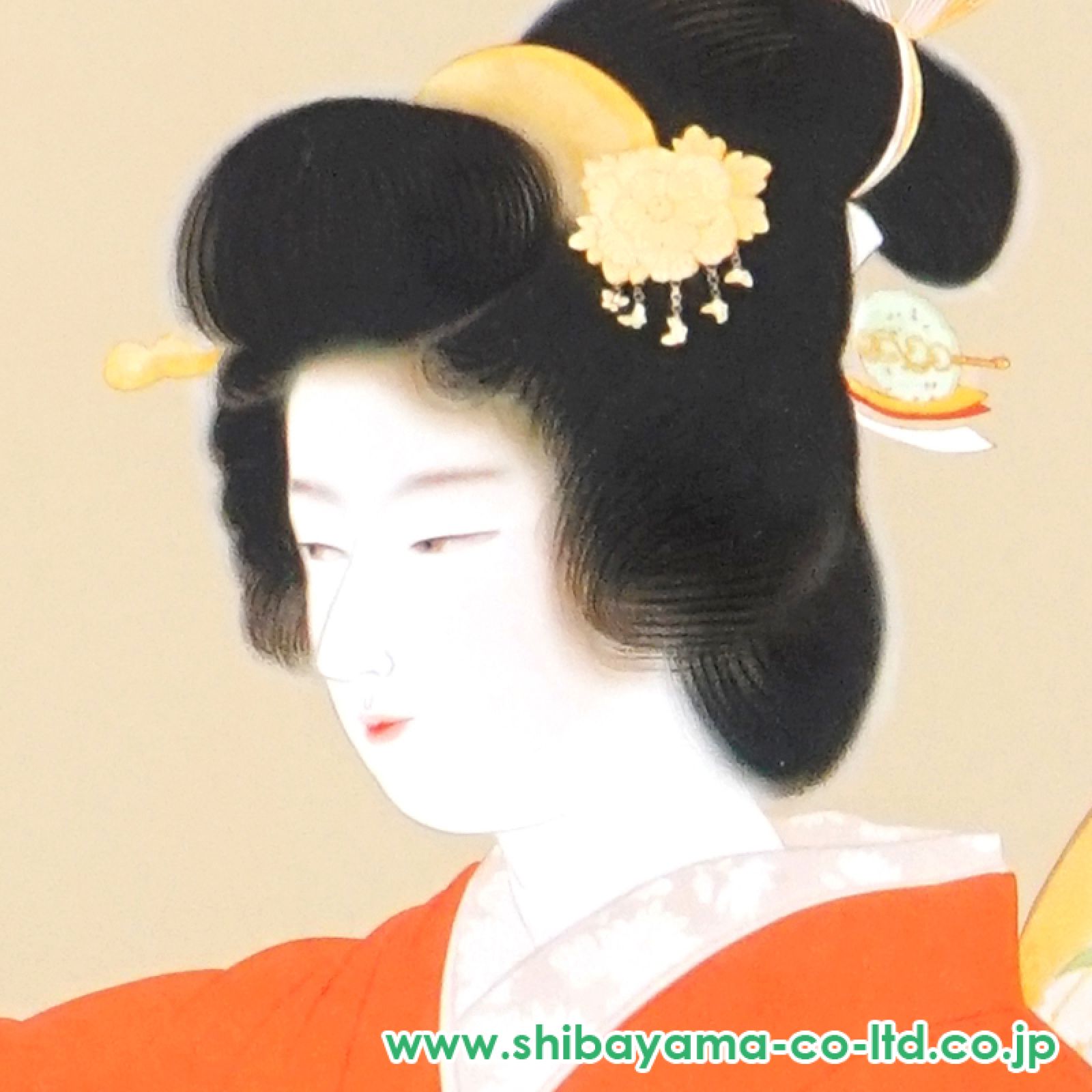 上村松園「序の舞」シルクスクリーン :: 絵画買取・販売 - シバヤマ