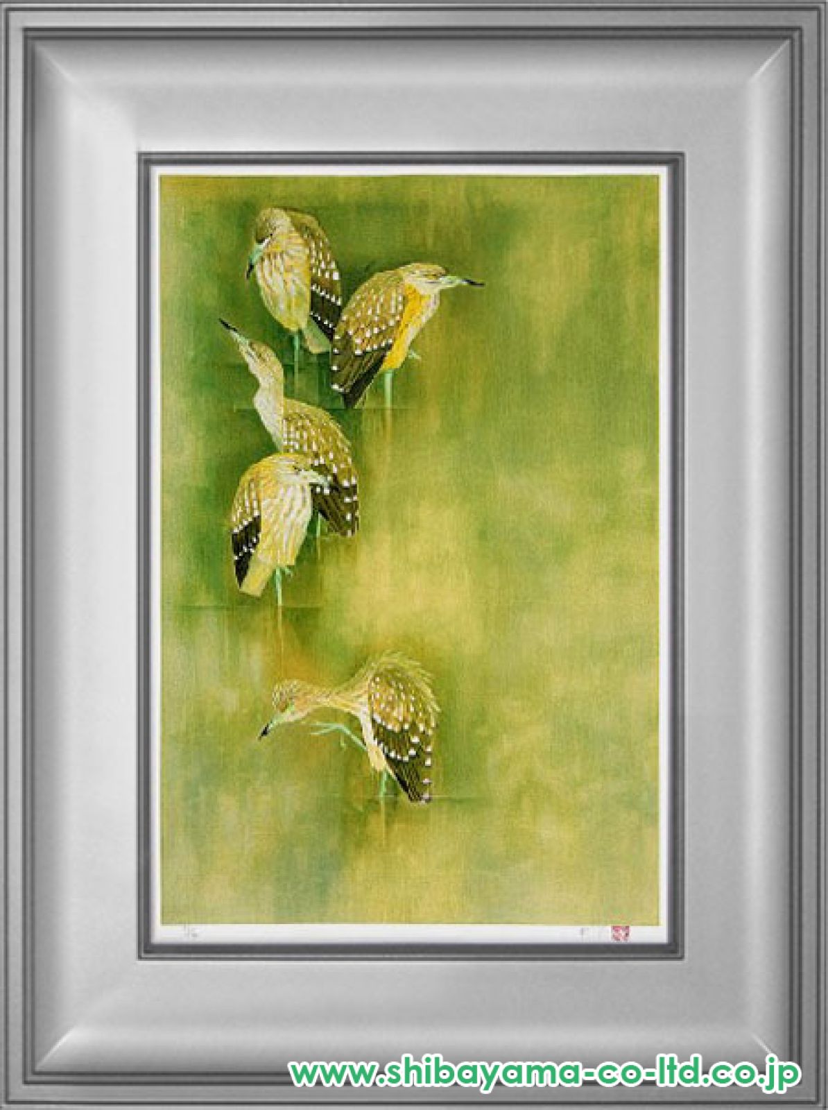 上村松篁「星五位」リトグラフ :: 絵画買取・販売 - シバヤマ