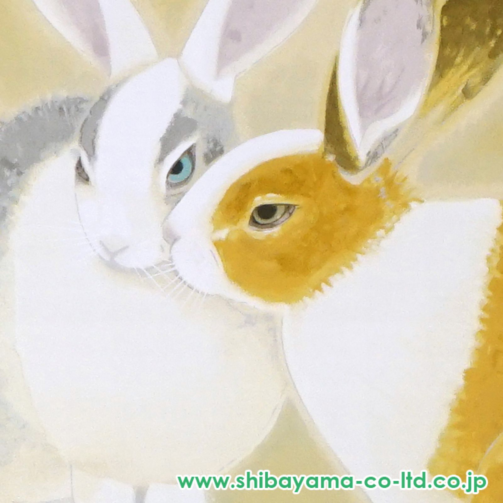 上村松篁「兎」リトグラフ :: 絵画買取・販売 - シバヤマ