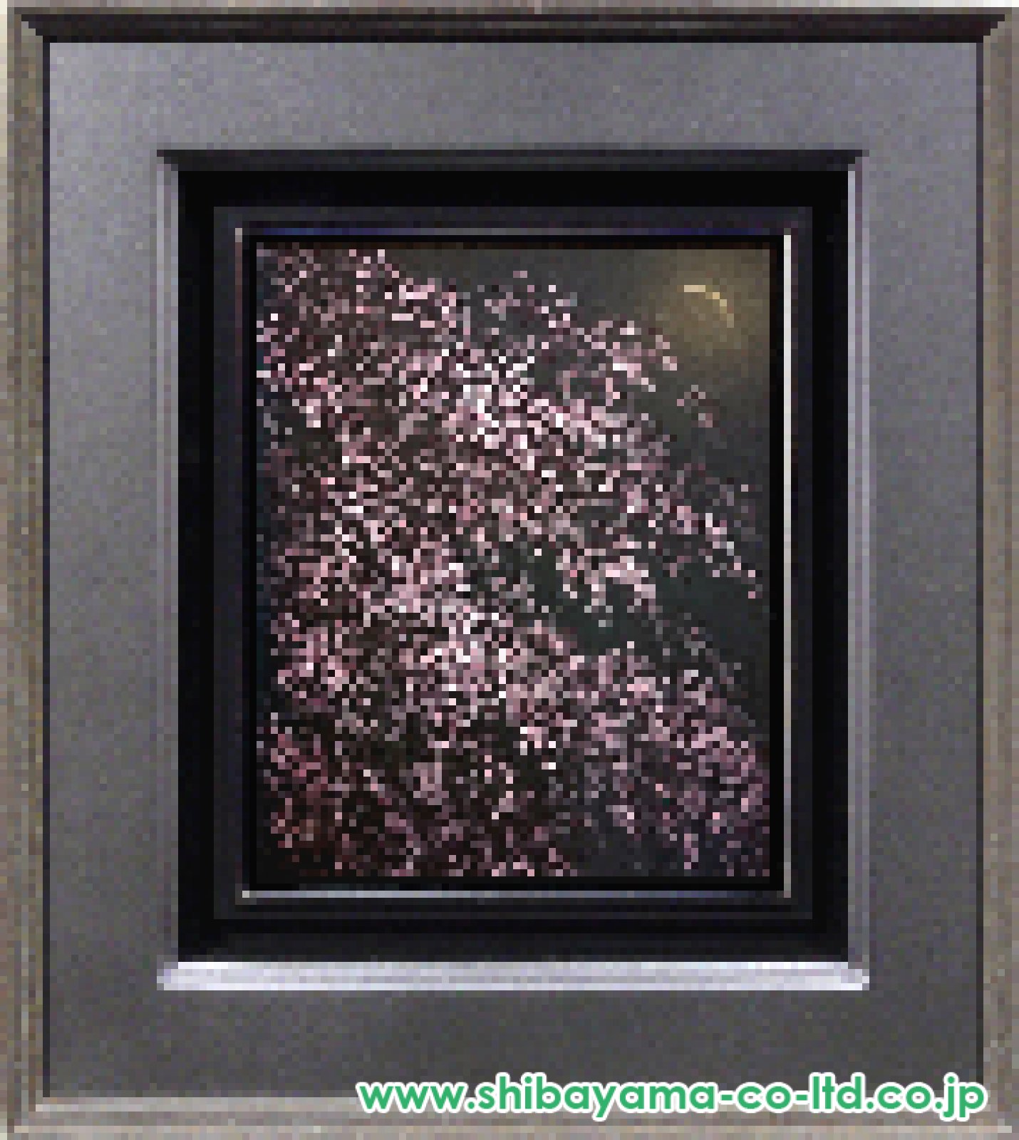 千住博「夜桜」日本画 3号 :: 絵画買取・販売 - シバヤマ