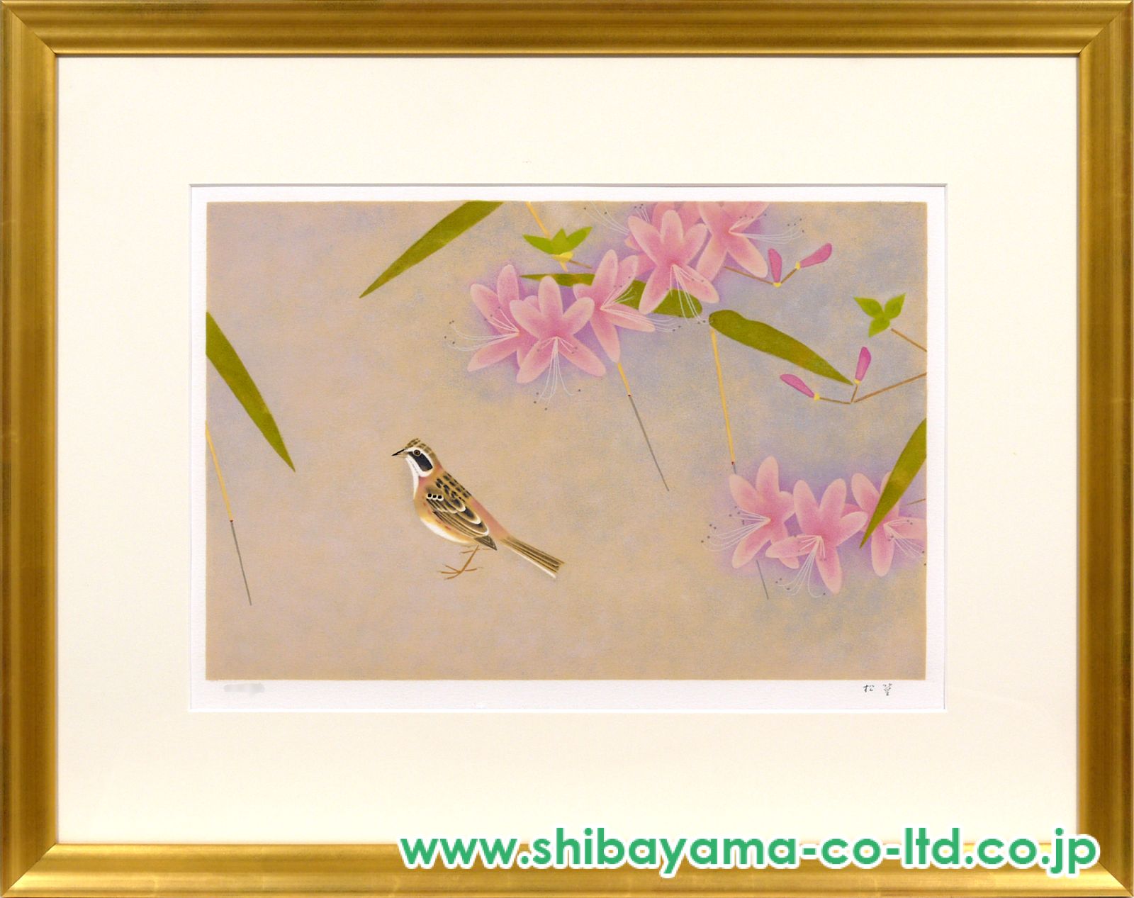 上村松篁「花鳥四季-春」リトグラフ :: 絵画買取・販売 - シバヤマ