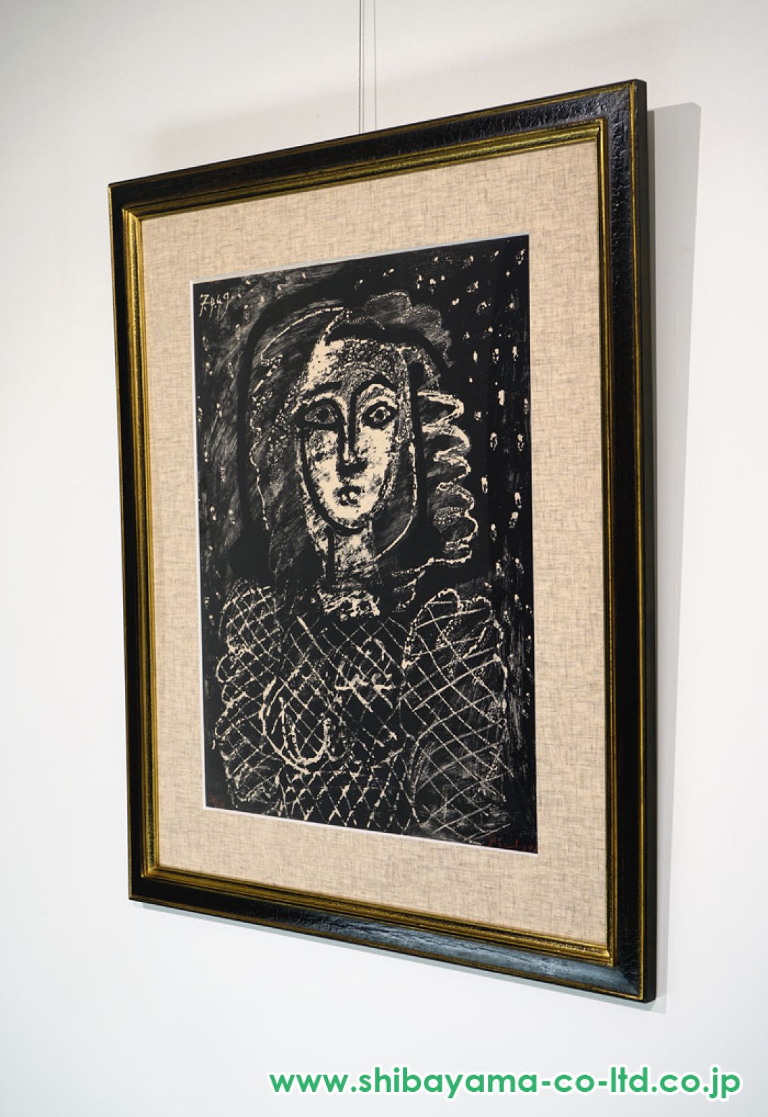 パブロ・ピカソ「Buste au fond étoile」リトグラフ :: 絵画買取