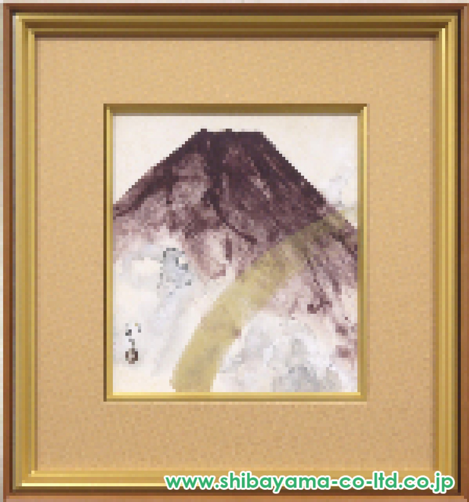 川端龍子「富士」日本画 :: 絵画買取・販売 - シバヤマ