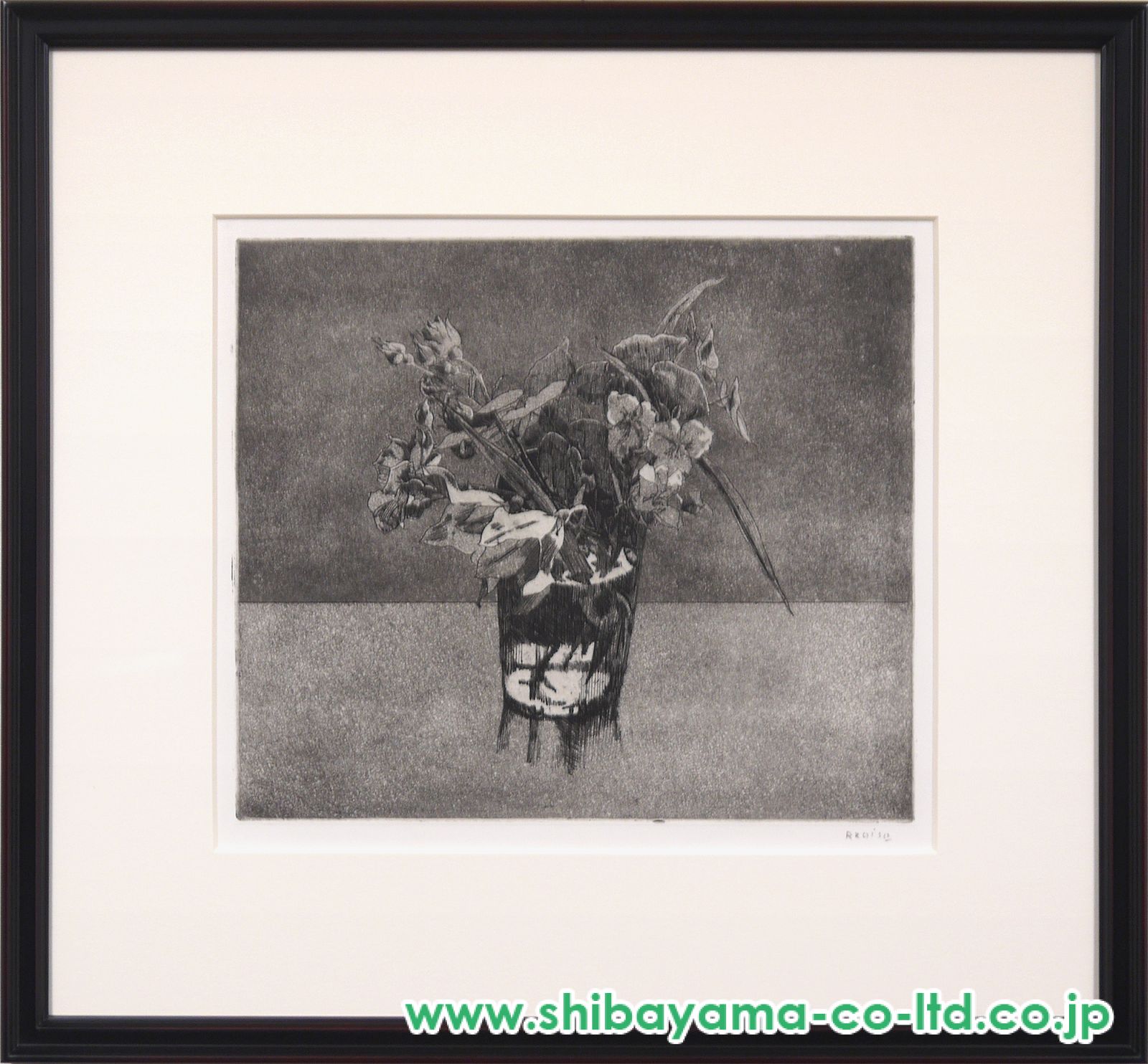 小磯良平「静物画」銅版画 :: 絵画買取・販売 - シバヤマ