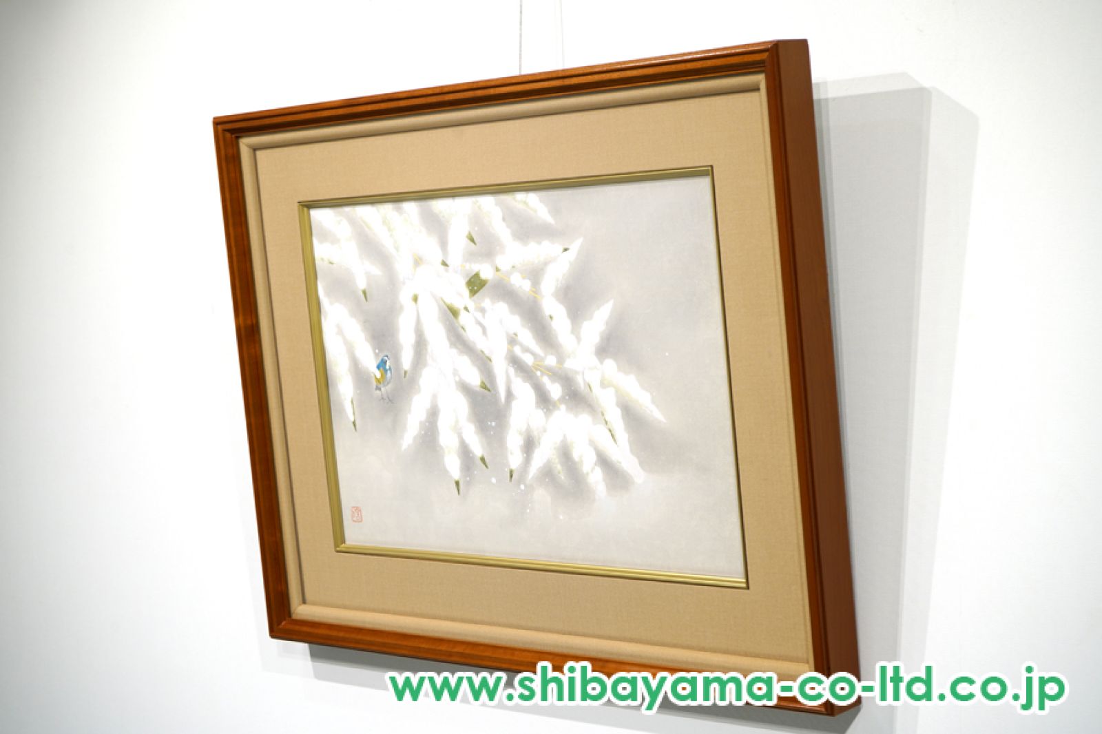 上村松篁「竹雪」木版画 :: 絵画買取・販売 - シバヤマ
