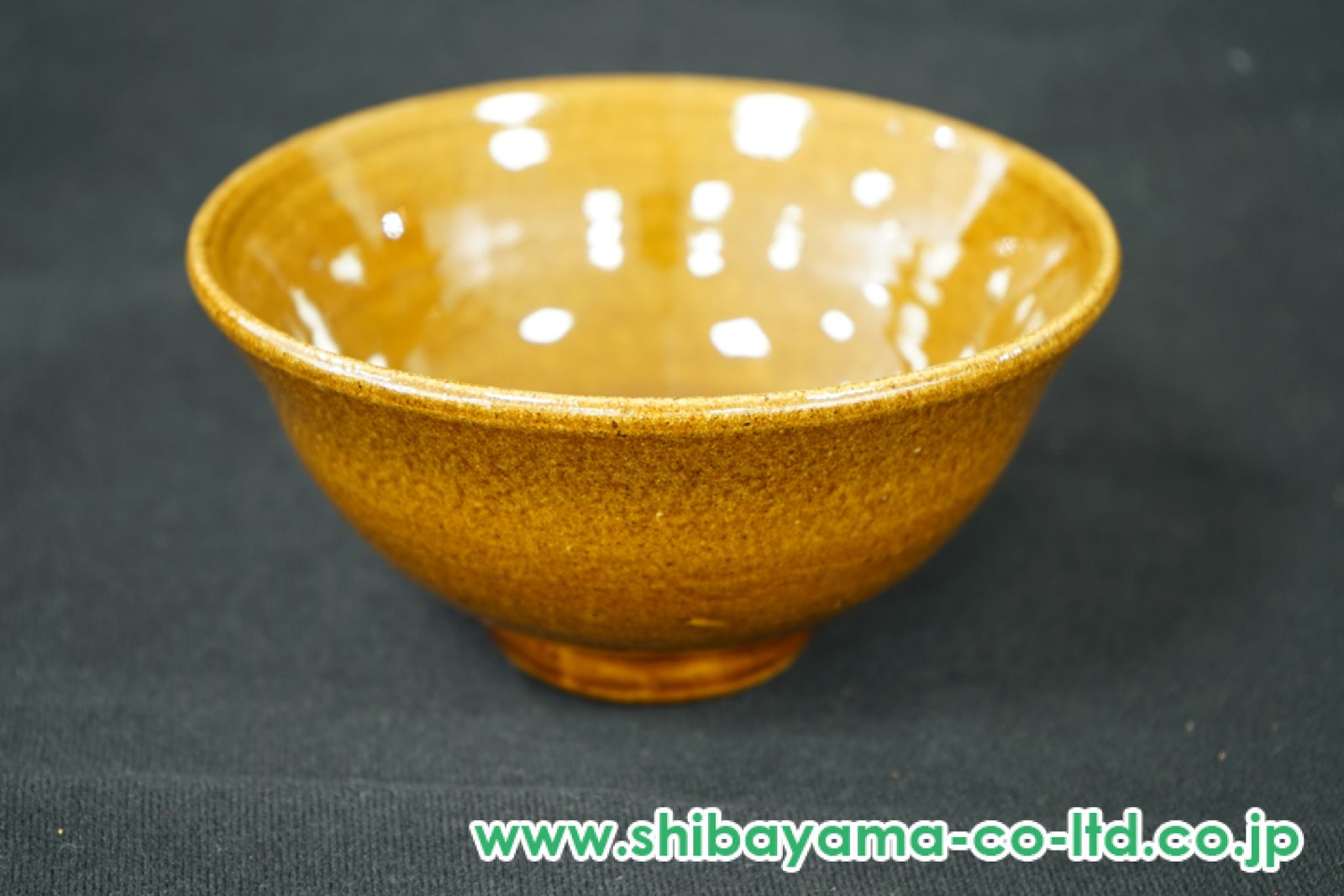 バーナード・リーチ「飴釉茶碗」陶芸 :: 絵画買取・販売 - シバヤマ