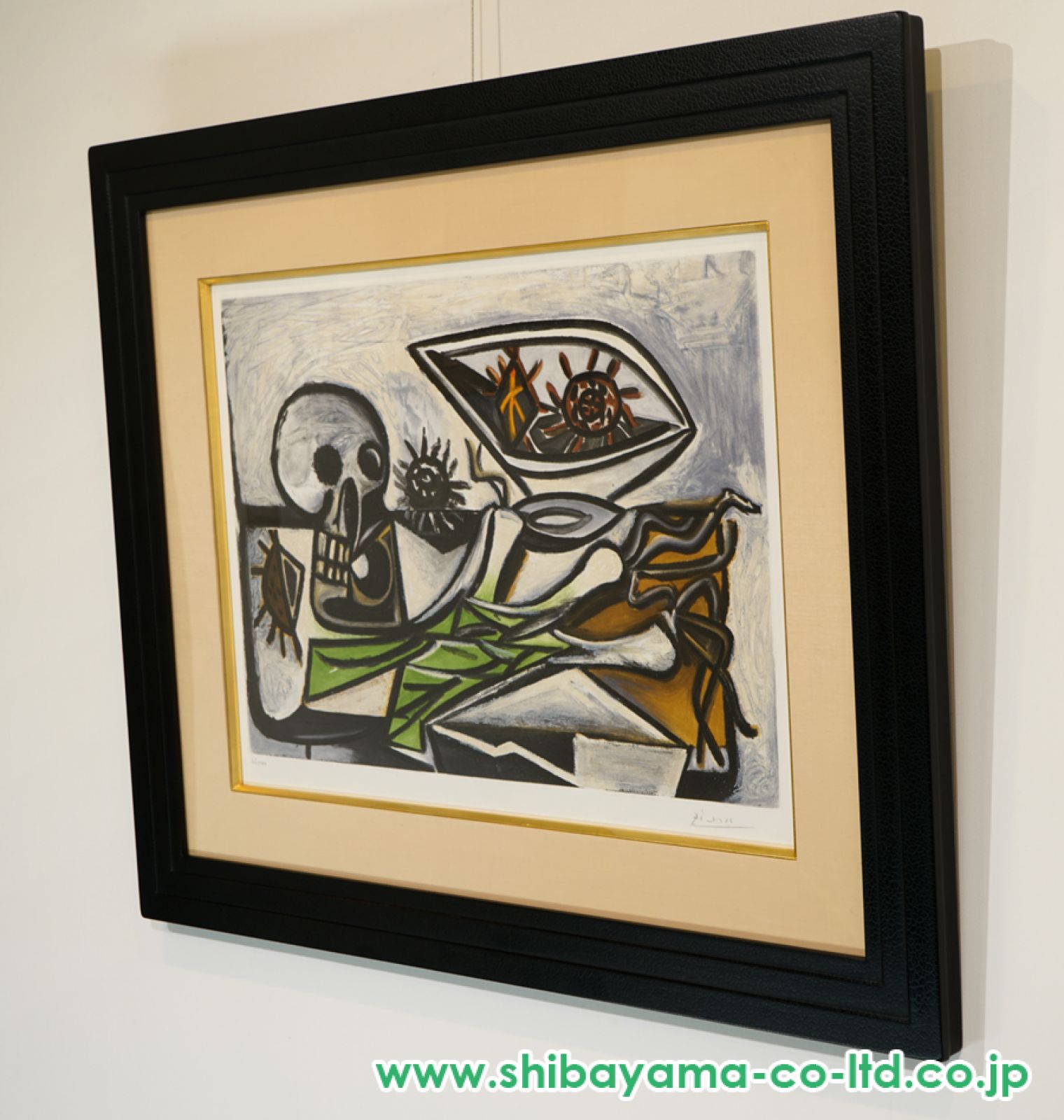 アルベロベロ　額縁付き絵画　ブタさん アルベロベロ 額縁付き絵画 ブタさん-直営 店
