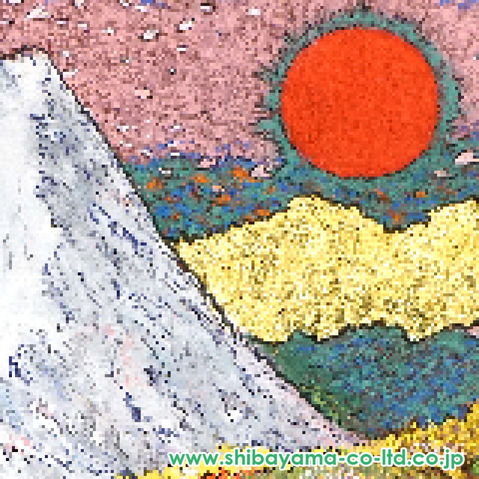 絹谷幸二「旭日松桜富嶽」ミクストメディア 8号 :: 絵画買取・販売