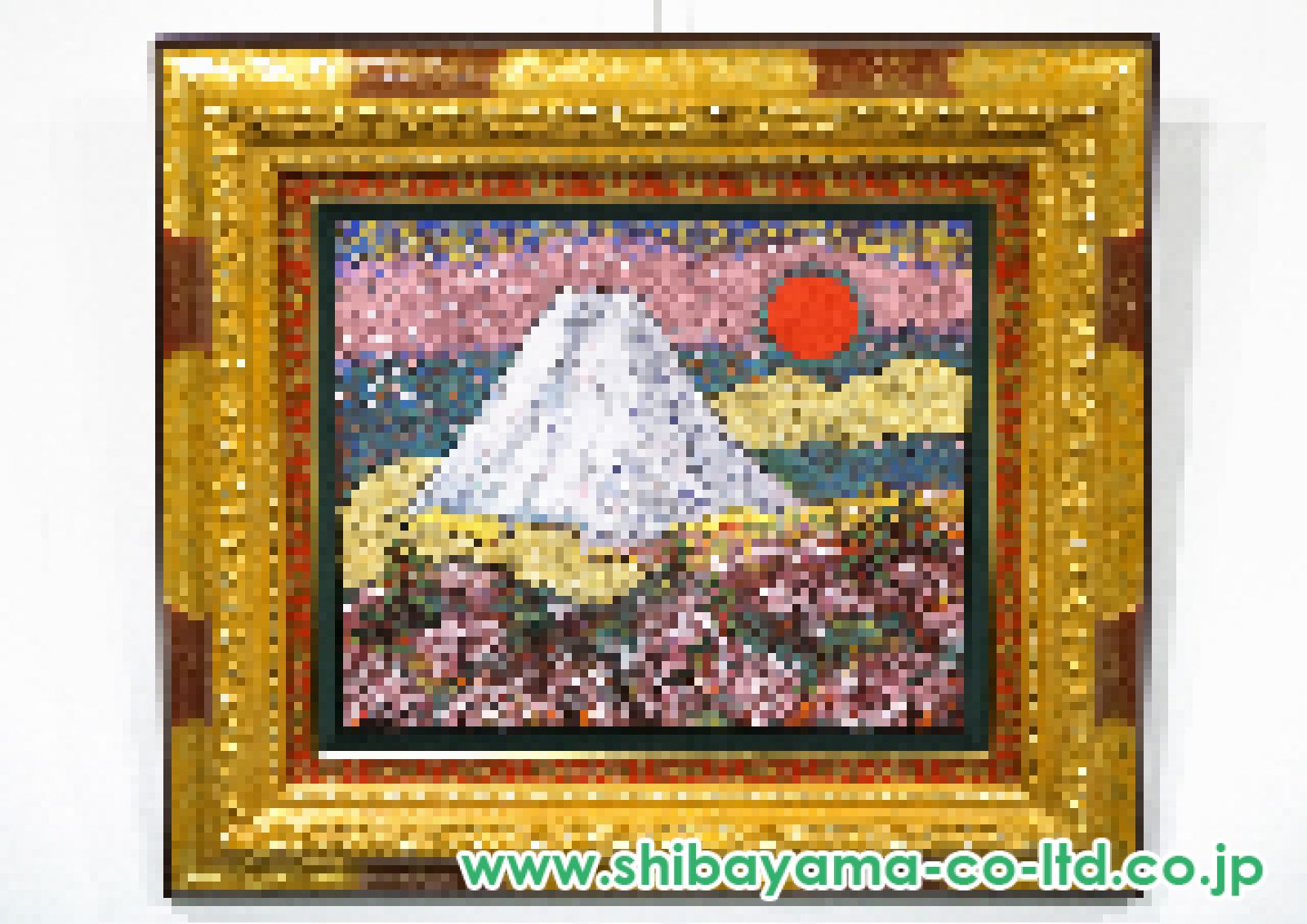 絹谷幸二「旭日松桜富嶽」ミクストメディア 8号 :: 絵画買取・販売