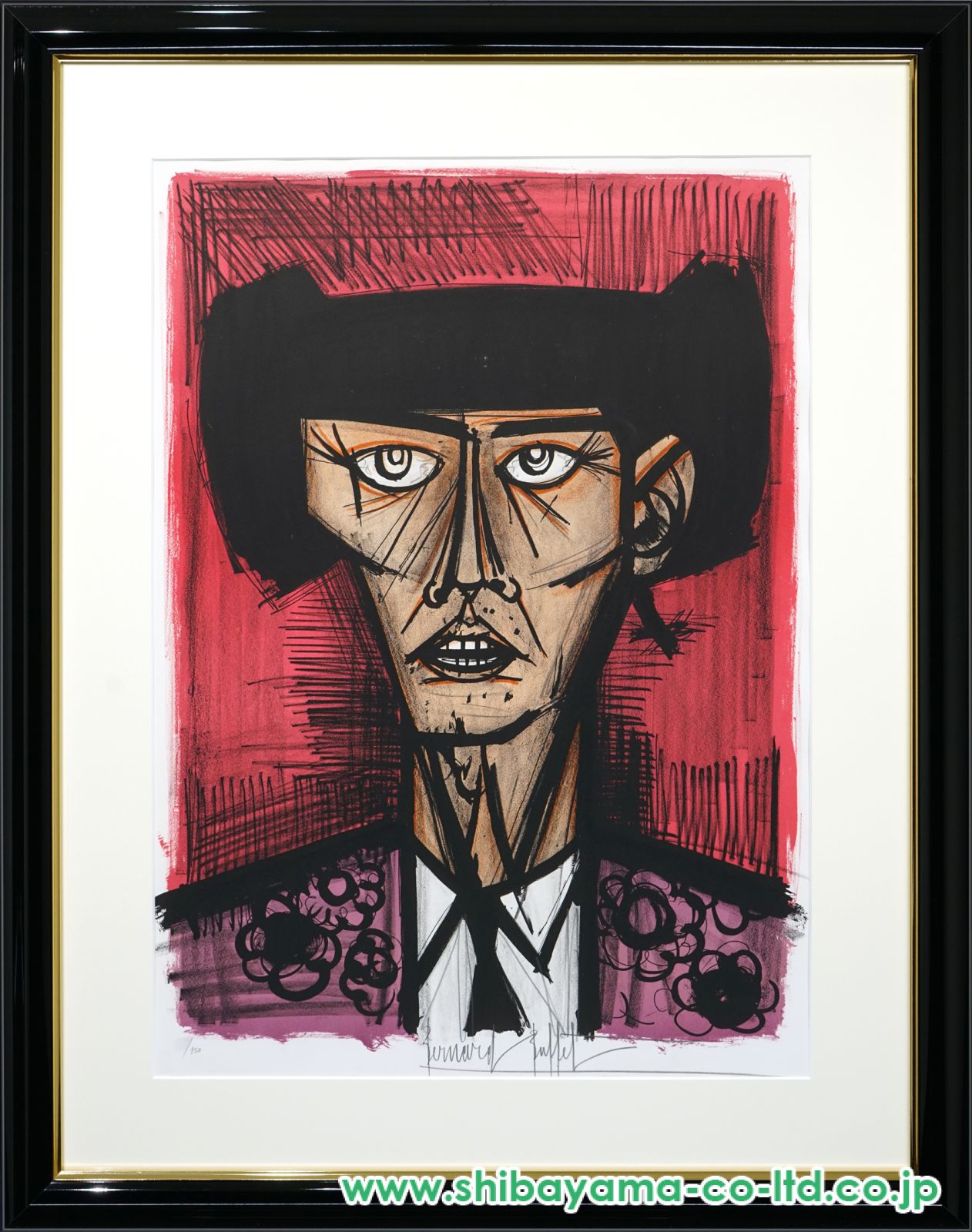 ベルナールビュッフェ　大判リトグラフ ドン・キホーテ版画+α33枚　97/200 ベルナールビュッフェ 大判リトグラフ ドン・キホーテ版画+α33枚