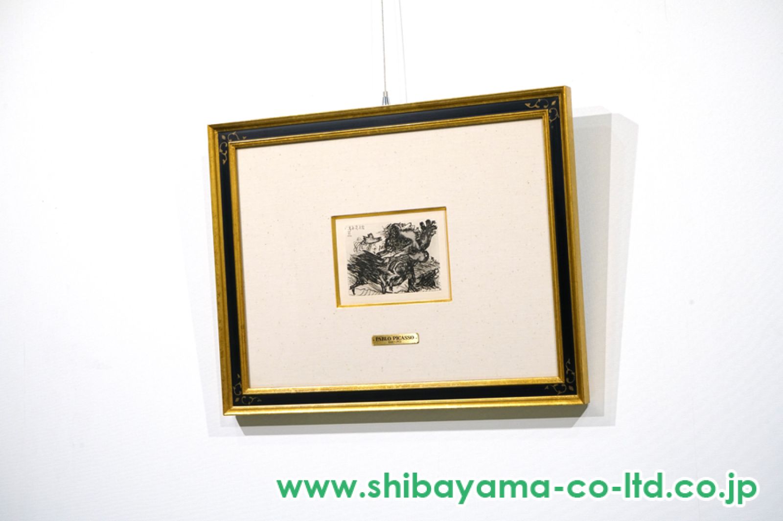 パブロ・ピカソ、【ラ・セレスティーナ】、希少画集画、新品高級額・額装付 パブロ・ピカソ版画額「ラ・セレスティーヌより」 | Natsume Books