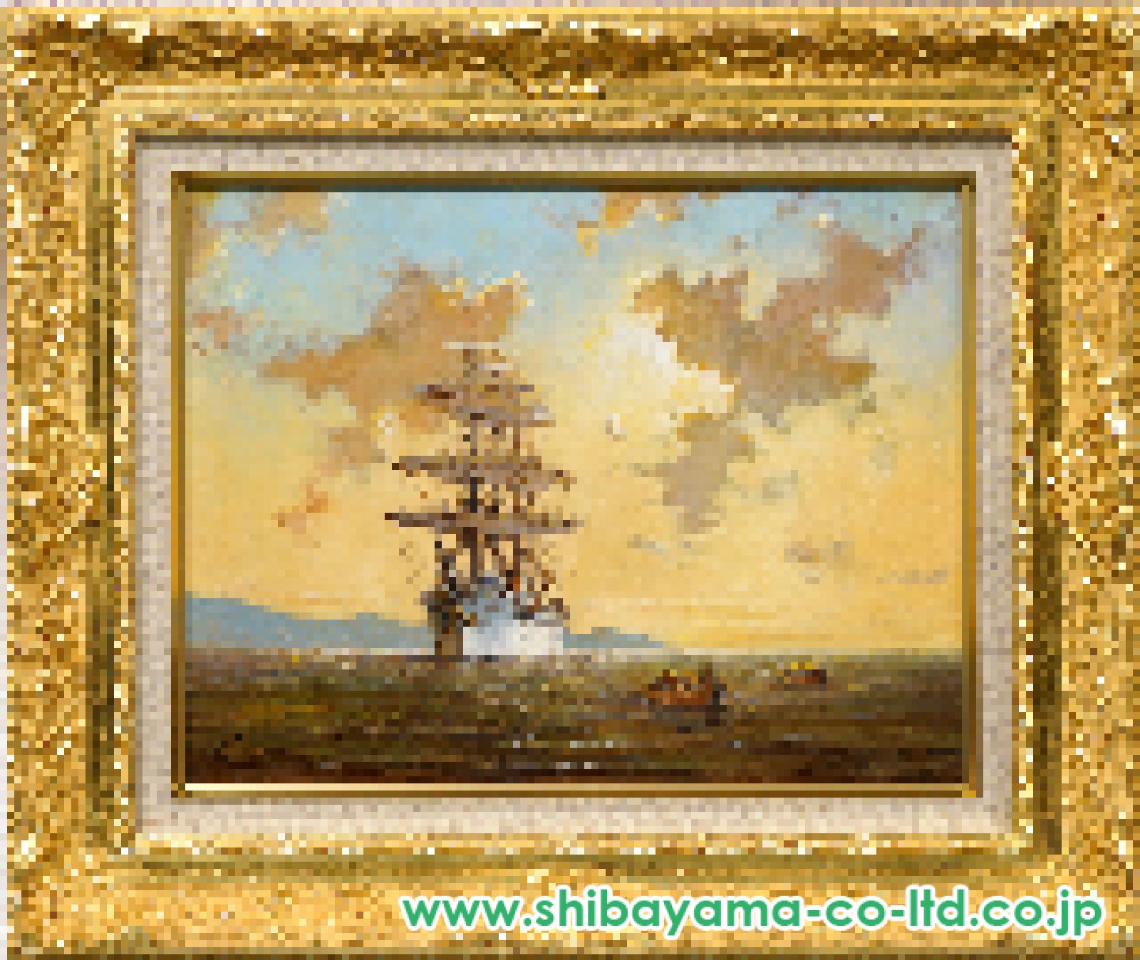 勢古宗昭「帆船」油彩 6号 :: 絵画買取・販売 - シバヤマ