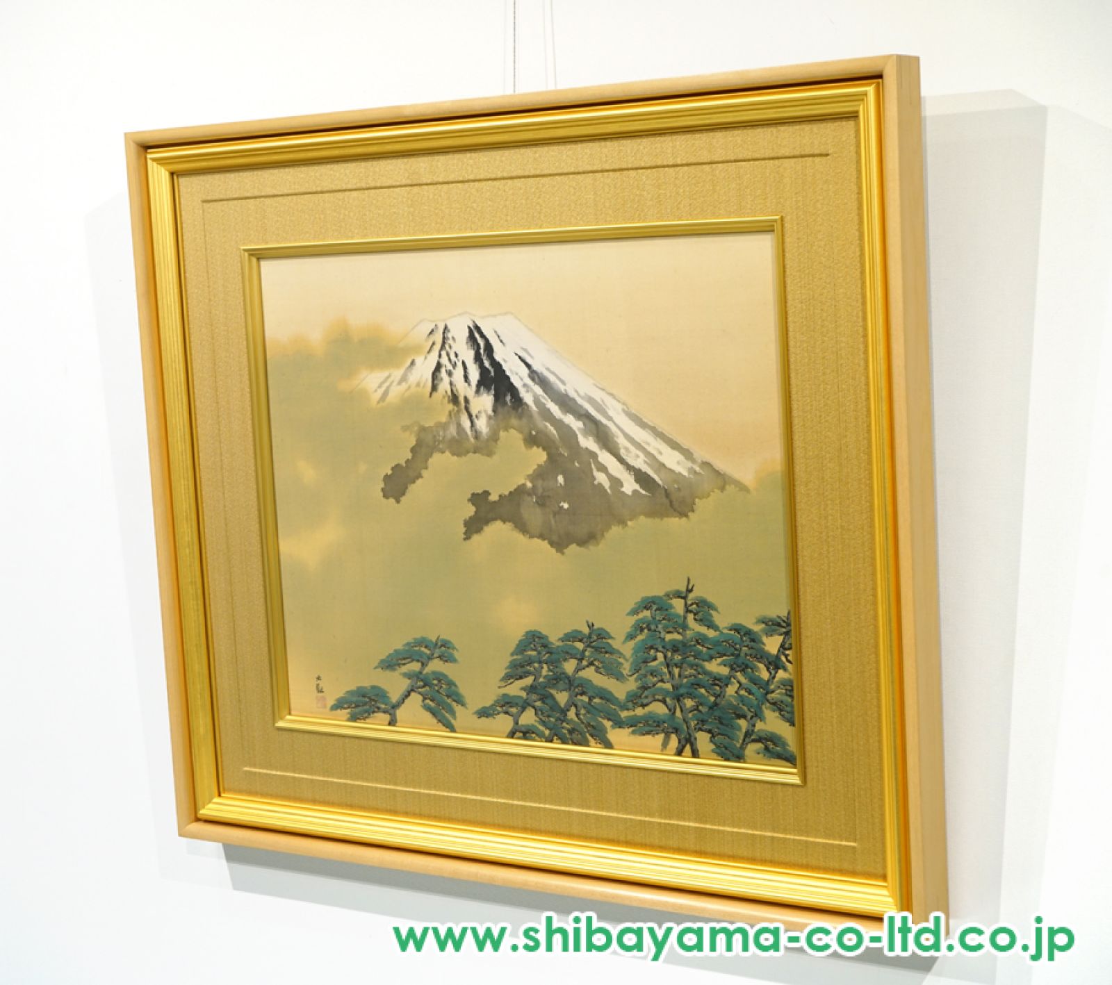 横山大観「霊峰不二」日本画 :: 絵画買取・販売 - シバヤマ