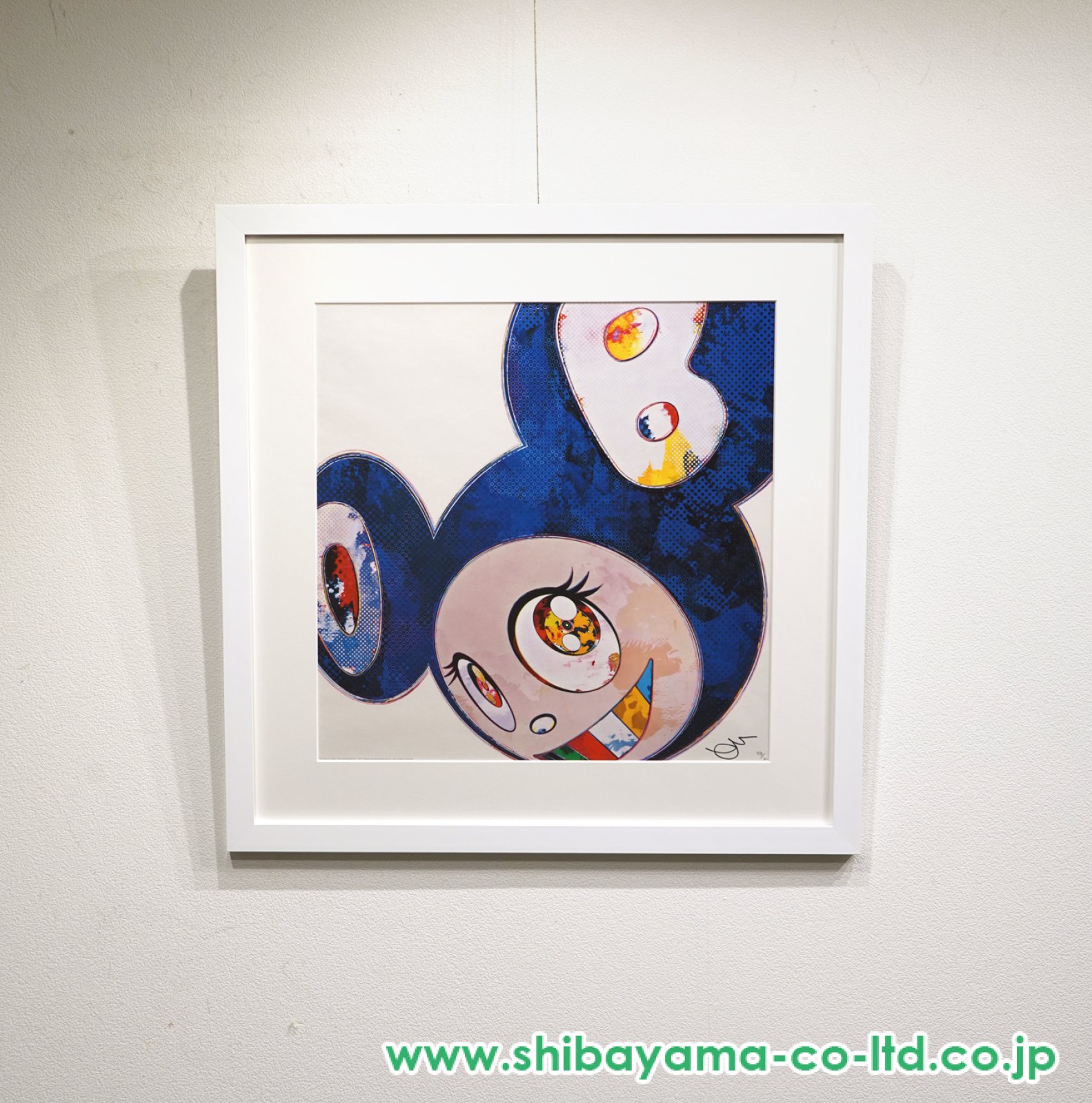 村上隆「And Then × 6 Blue」オフセット・リトグラフ :: 絵画買取