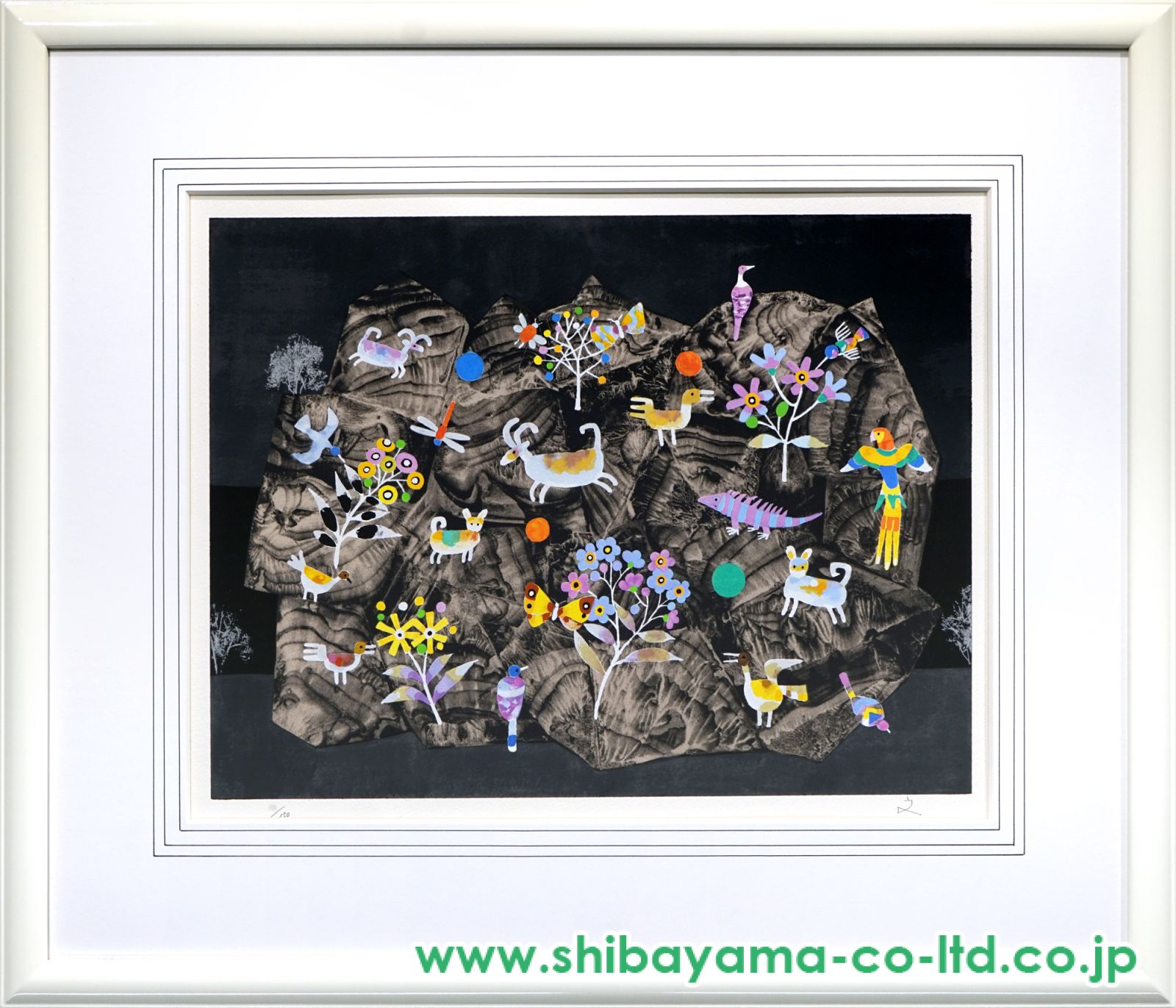 堀文子 【春】 リトグラフ 堀文子作品を卸価格で販売しています！