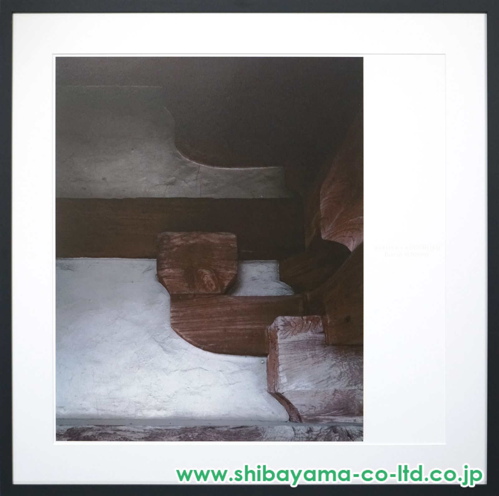 【最終値引】杉本博司STAIRCASE AT VILLAFARNASEリトグラフ 杉本博司「歴史の中の歴史より『反重力構造』」オフセット