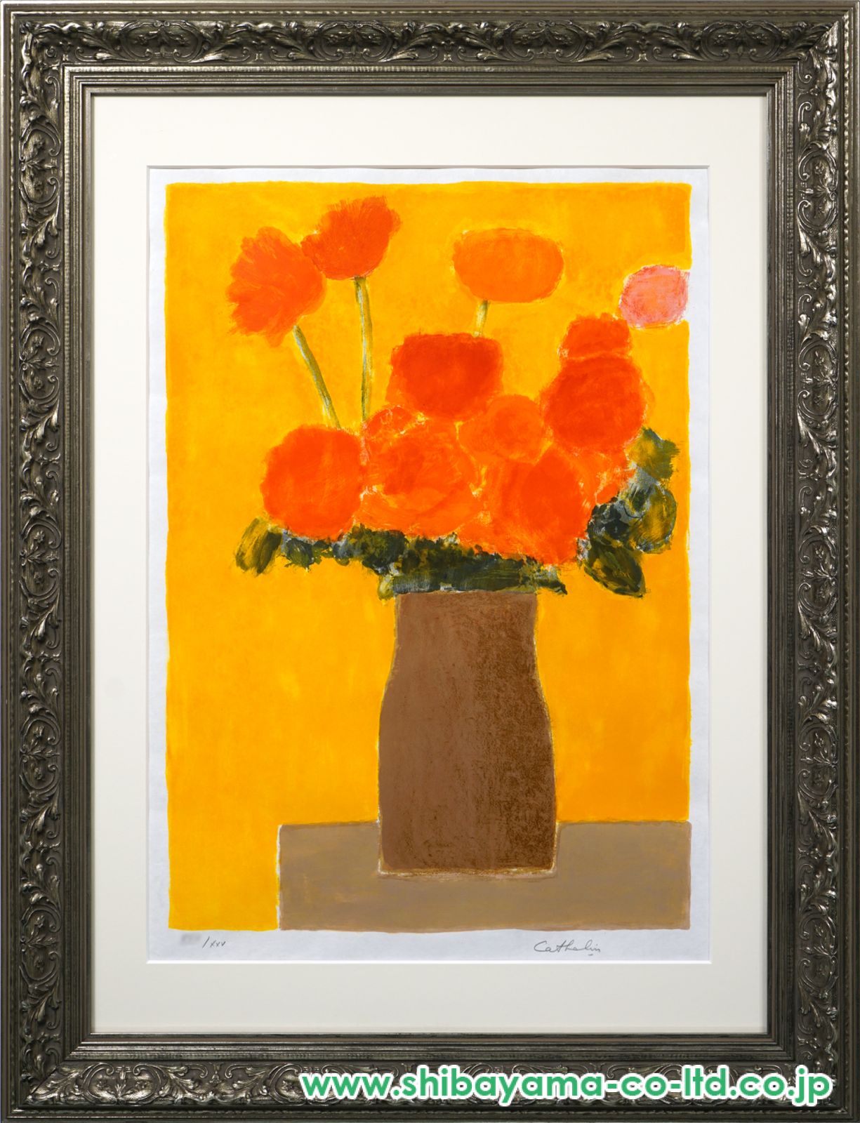 ベルナール・カトラン「夏の花束」リトグラフ :: 絵画買取・販売