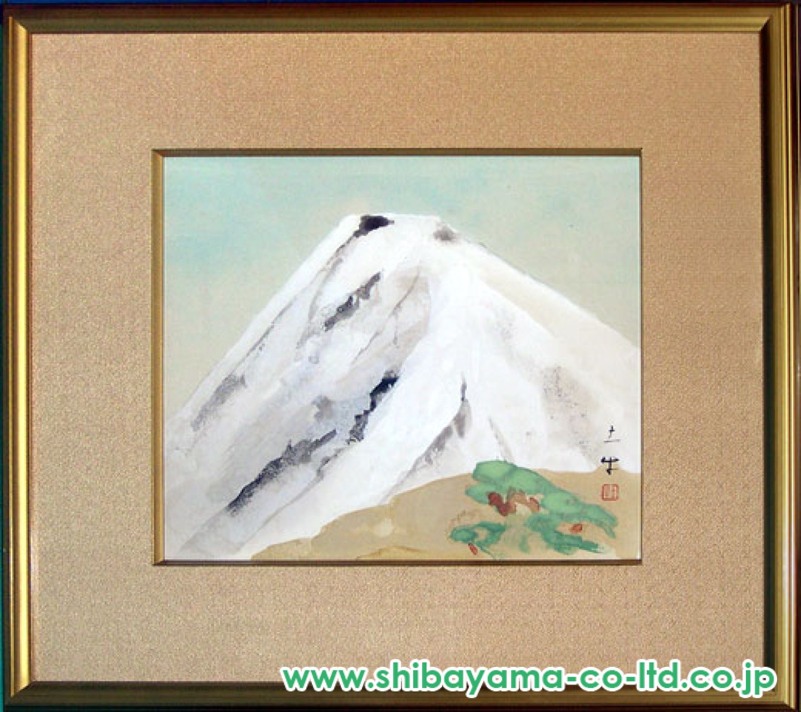 「真作」奥村土牛「富士」木版画　184/250　証書付き 真作」奥村土牛「富士」木版画 184/250 証書付き - メルカリ