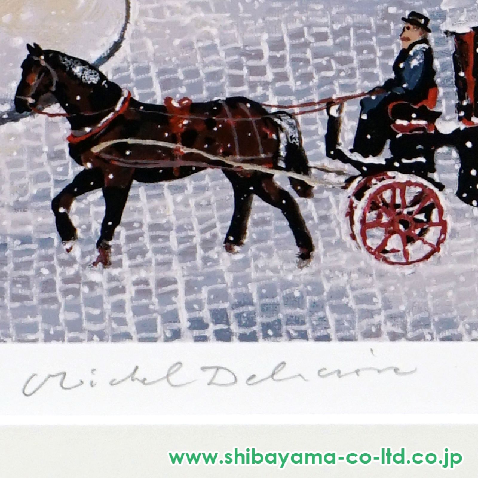 ミッシェル・ドラクロワ「オペラ座の夕暮れ」セリグラフ :: 絵画