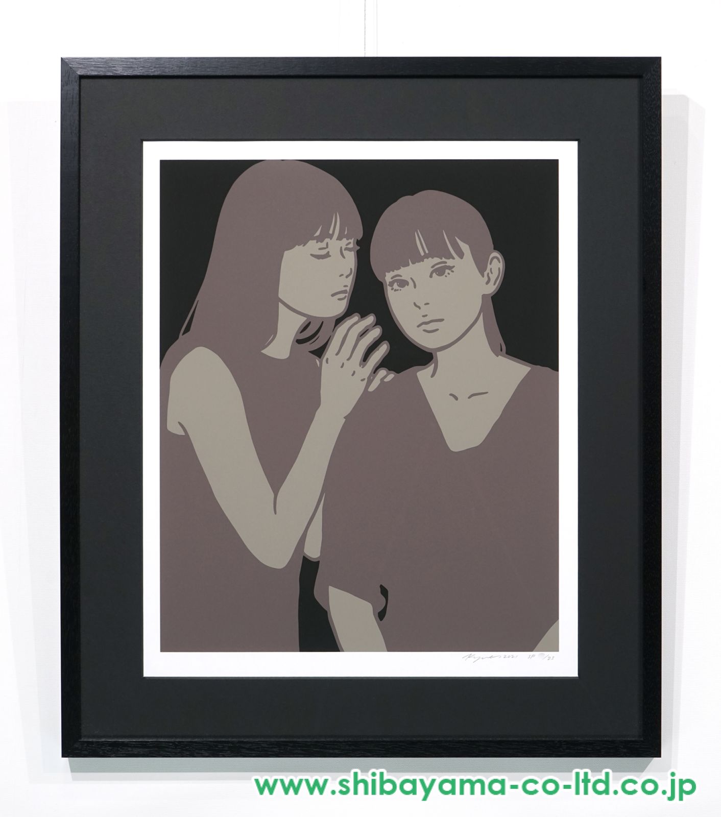 KYNE「Untitled：L」シルクスクリーン :: 絵画買取・販売 - シバヤマ