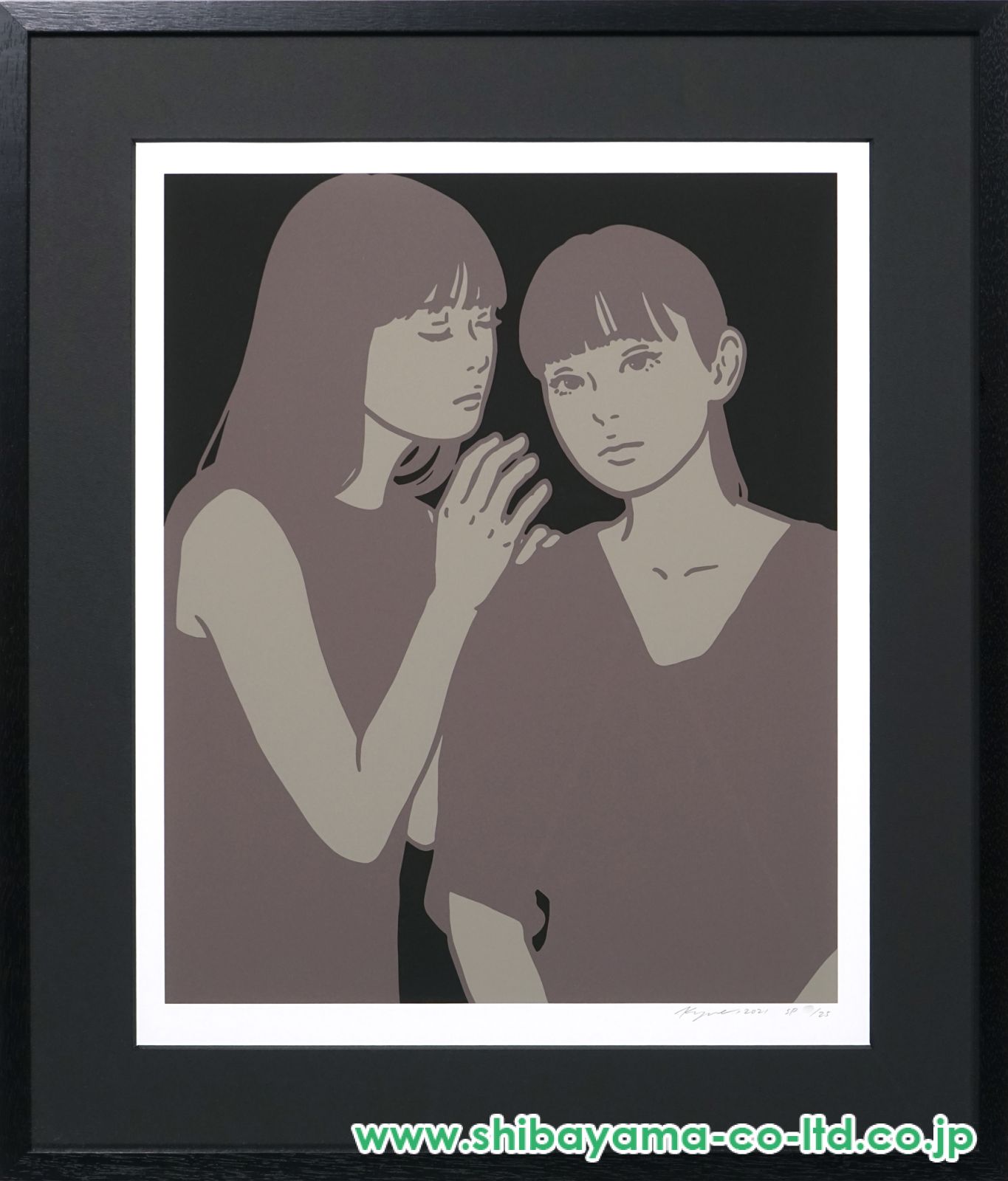 KYNE untitled 木製パネル シルクスクリーン 版画 KYNE untitled 木製パネル シルクスクリーン 版画