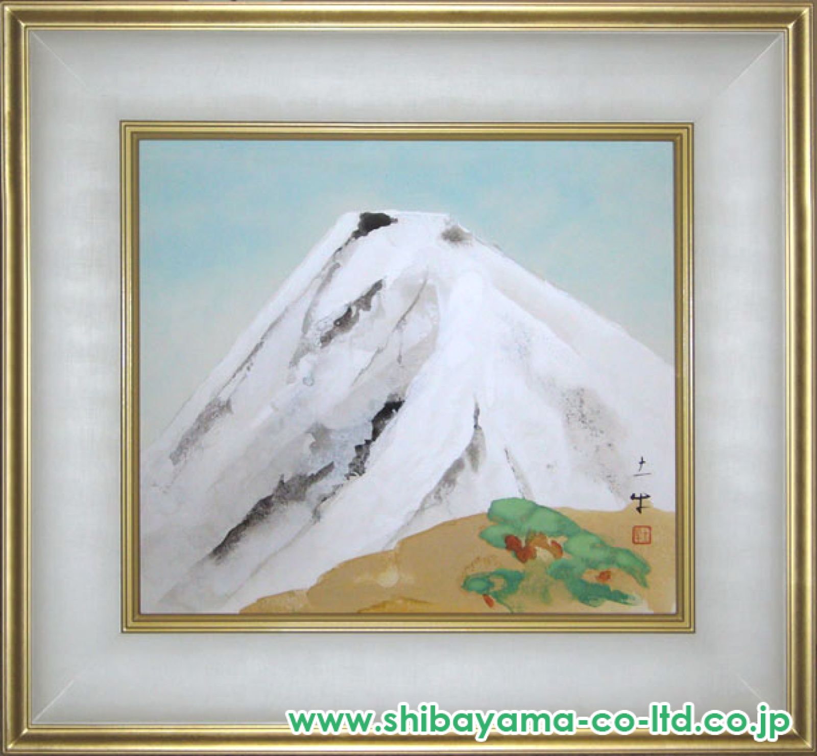 奥村土牛【富士】 奥村土牛 富士宮の富士 | 絵画など美術品の販売と買取 | 東京