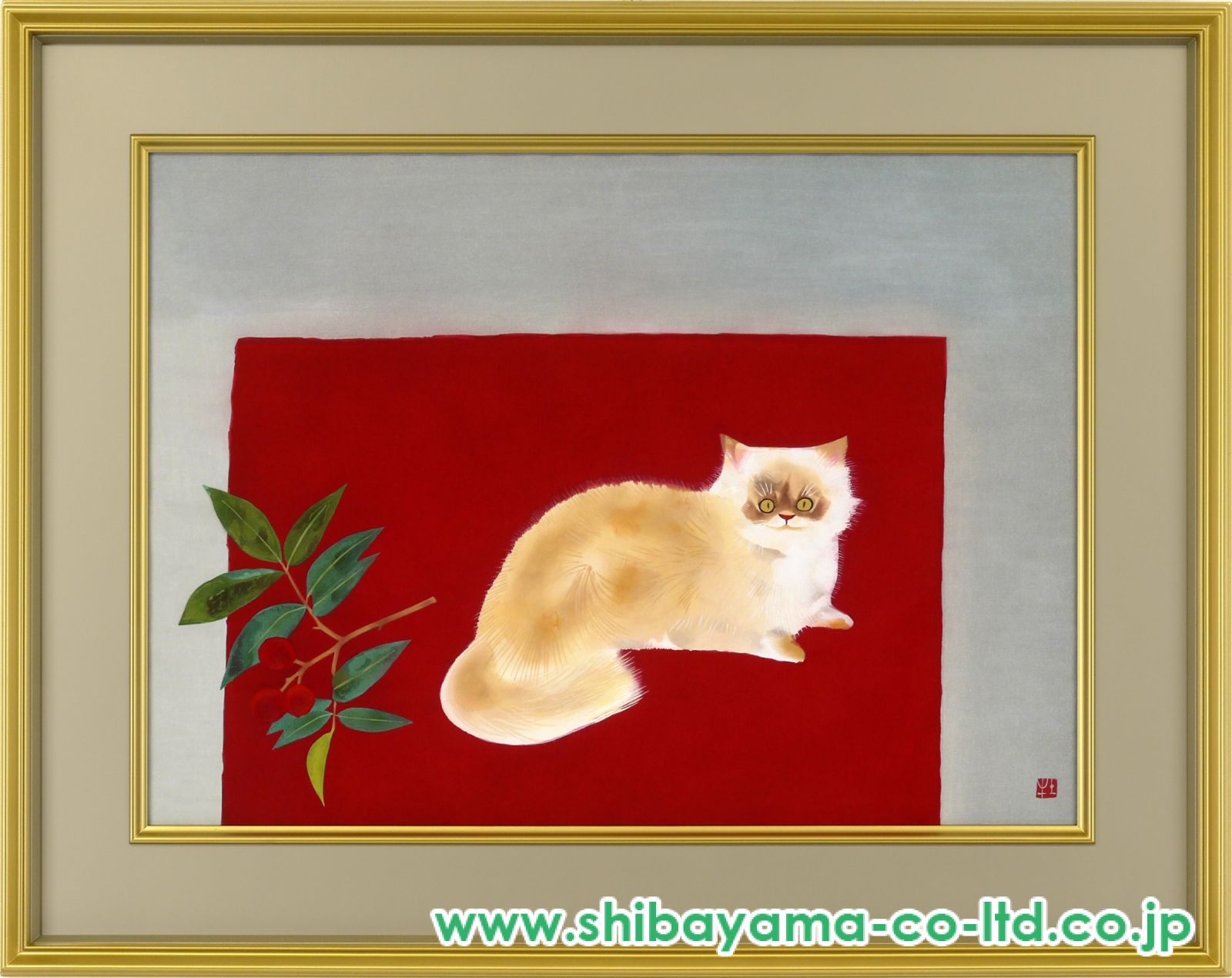 「真作」奥村土牛「シャム猫」木版画　131/200　サイン有り 真作」奥村土牛「シャム猫」木版画 131/200 サイン有り - メルカリ