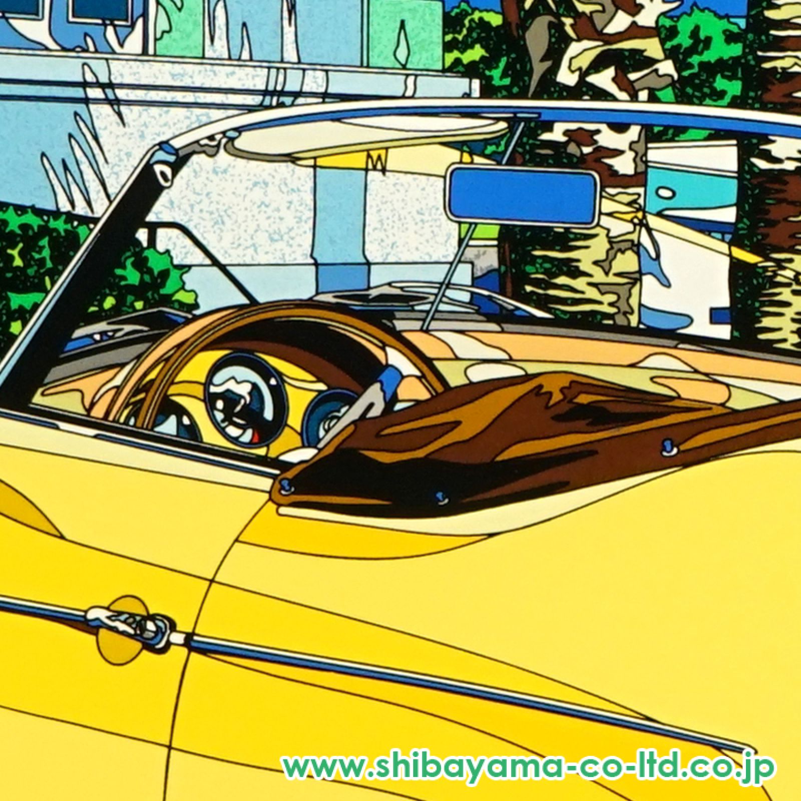 鈴木英人「VARIOUS DREAM」シルクスクリーン :: 絵画買取・販売