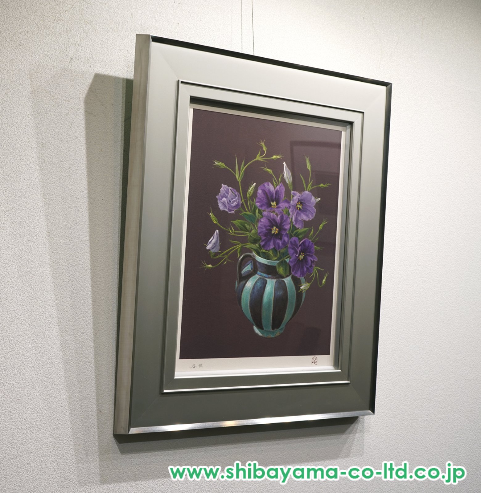 杉山寧「華」リトグラフ :: 絵画買取・販売 - シバヤマ