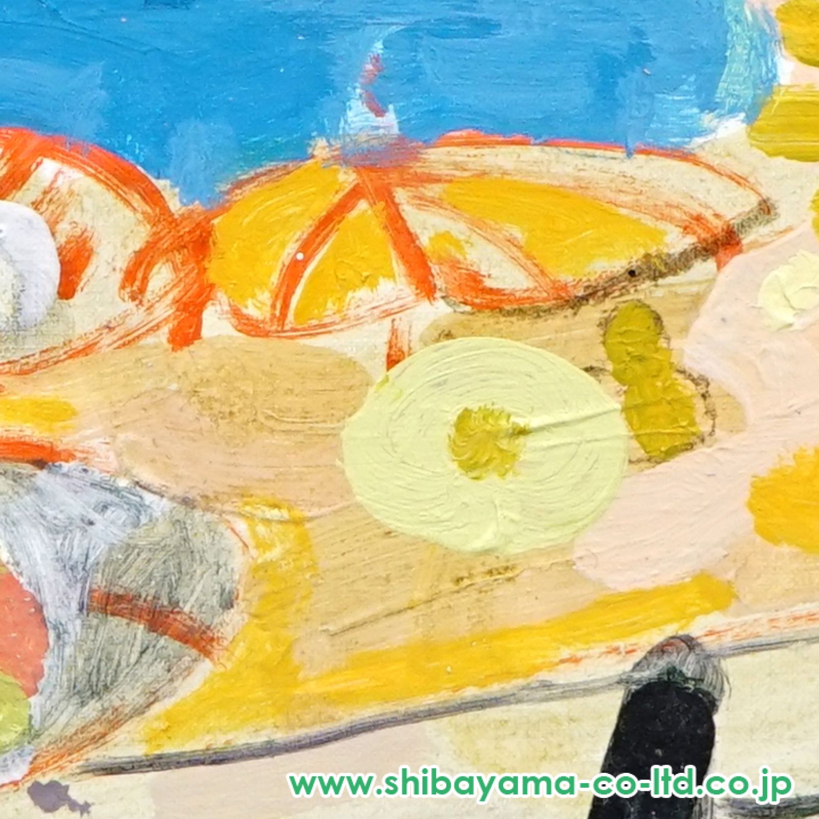 ジル・ゴリチ「コートダジュール」油彩 12号 :: 絵画買取・販売