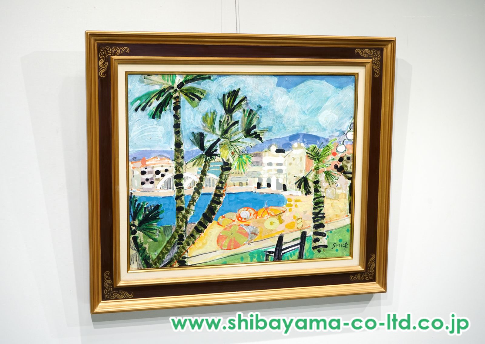 美術館展示品 芸術 版画　アンティーク ガブリエル・ゴダール コートダシュール Amazon.co.jp: 美術館展示 絵画 アンティーク ガブリエル