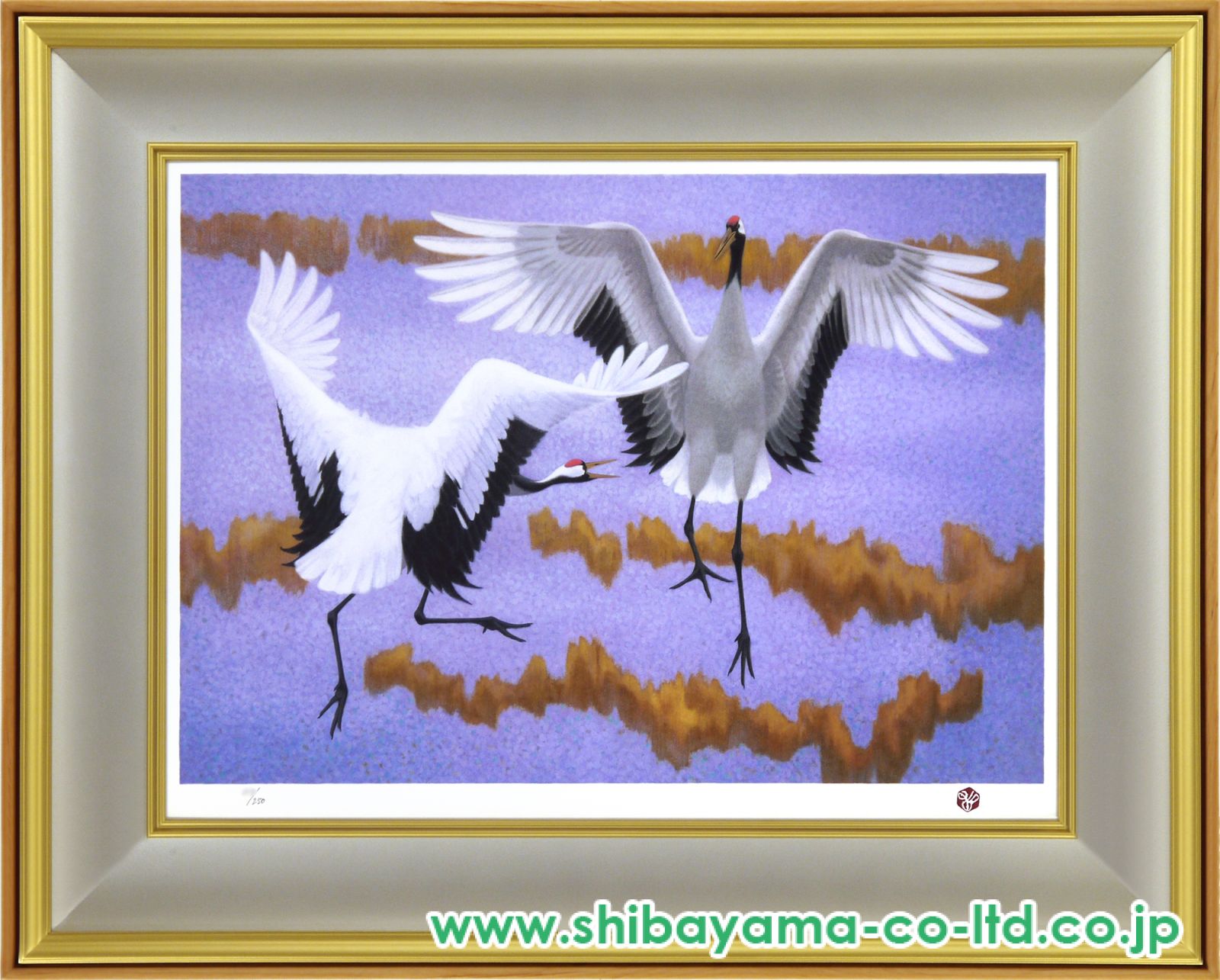 杉山寧【洸】　 高級画集画、状態良好、新品高級額装付、絵画 杉山寧、【究】、希少な額装用画集より、新品額装付、状態良好
