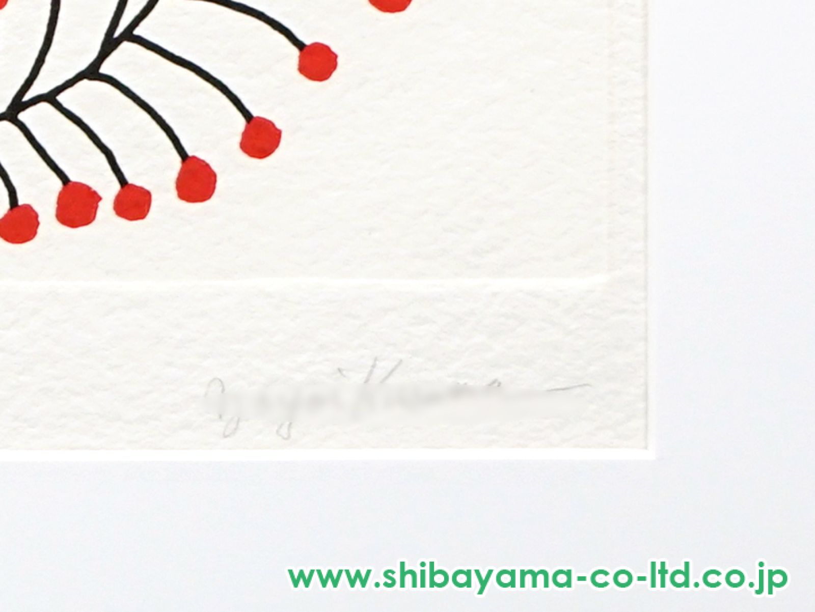 絵画作品　sm号サイズ　草間彌生 草間彌生「Flower C」シルクスクリーン＋ラメ :: 絵画買取・販売