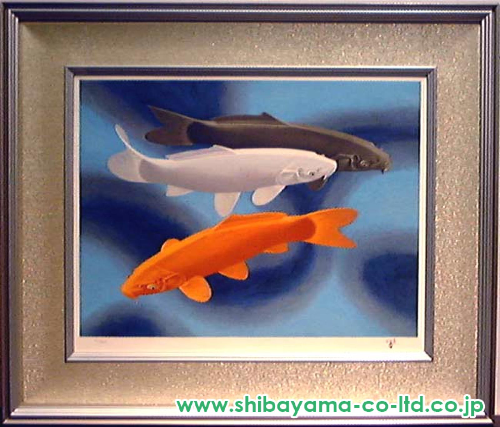 杉山寧 【鯉〈瀅（えい）〉】 リトグラフ 杉山寧『 鯉「浹」』 | リトグラフ | 日経アート