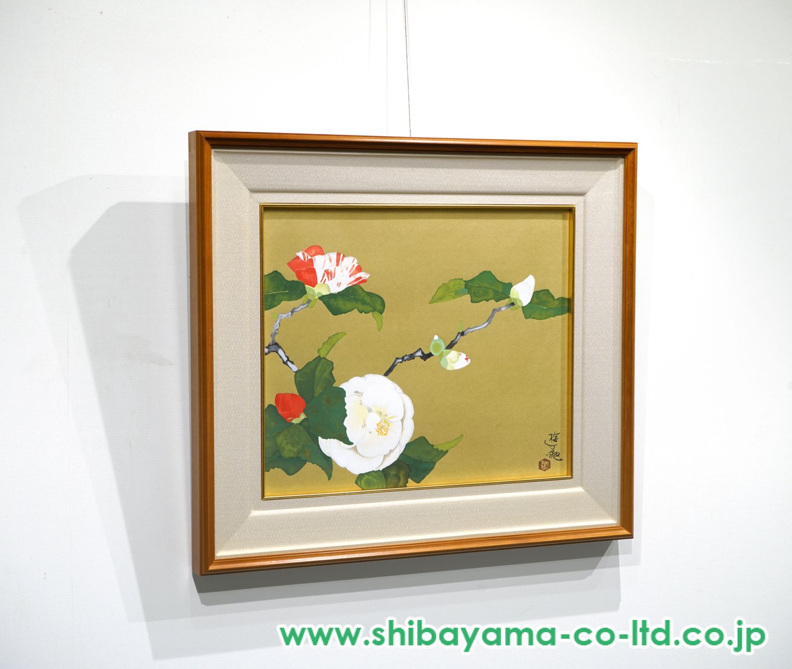 小倉遊亀 【白い椿】 木版画 小倉遊亀「椿」木版画 :: 絵画買取・販売 - シバヤマ