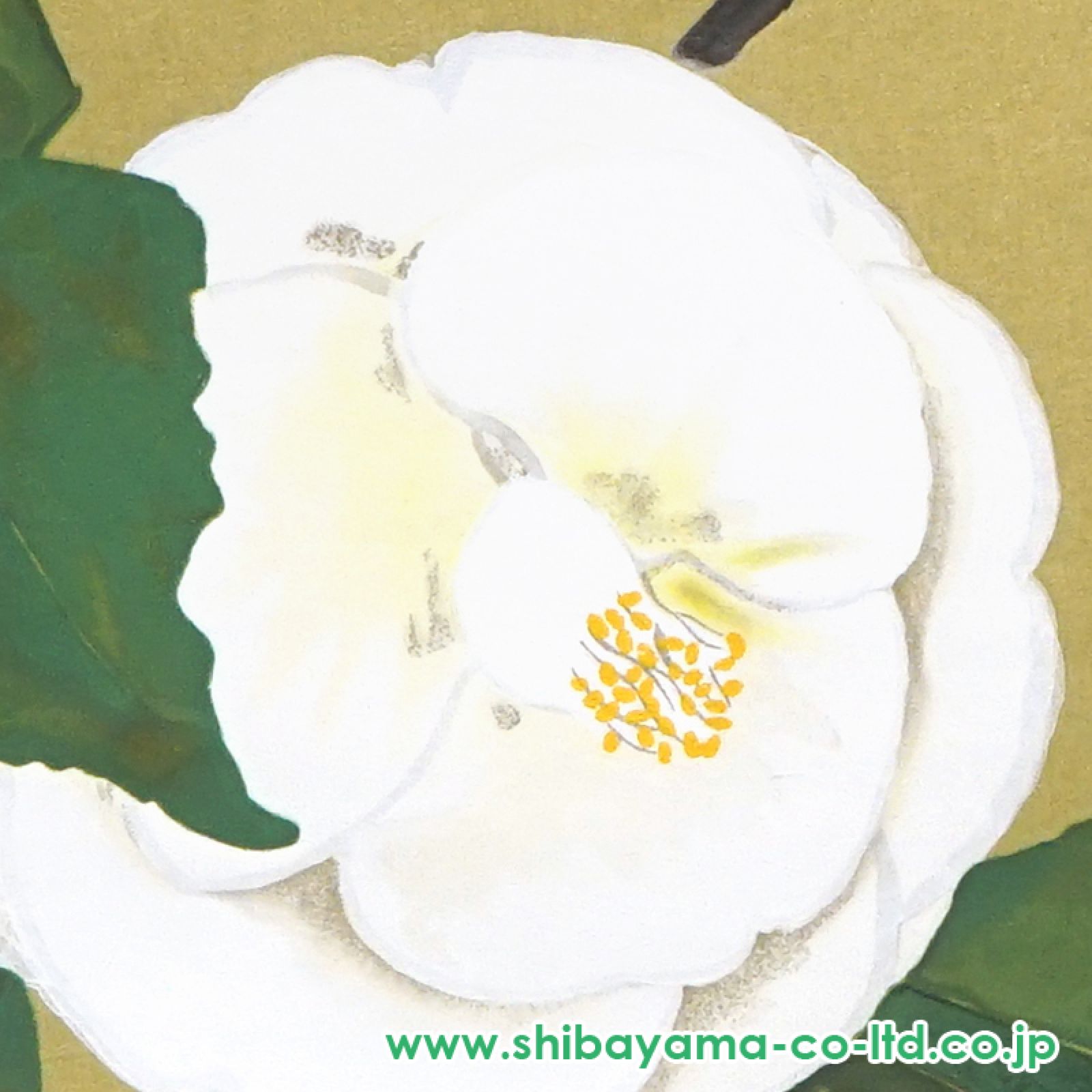 小倉遊亀「椿」木版画 :: 絵画買取・販売 - シバヤマ