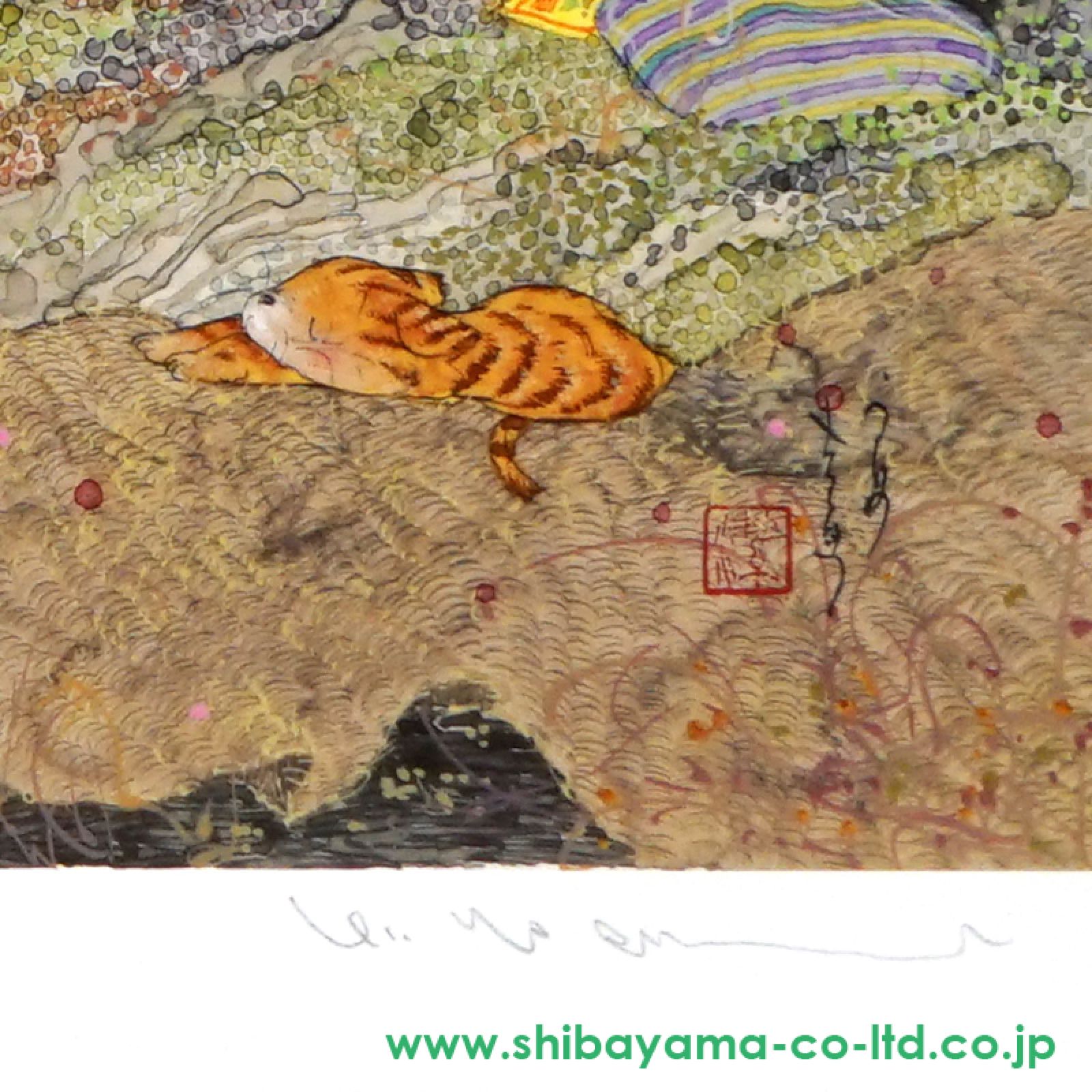 中島潔「新しい風」レフグラフ :: 絵画買取・販売 - シバヤマ