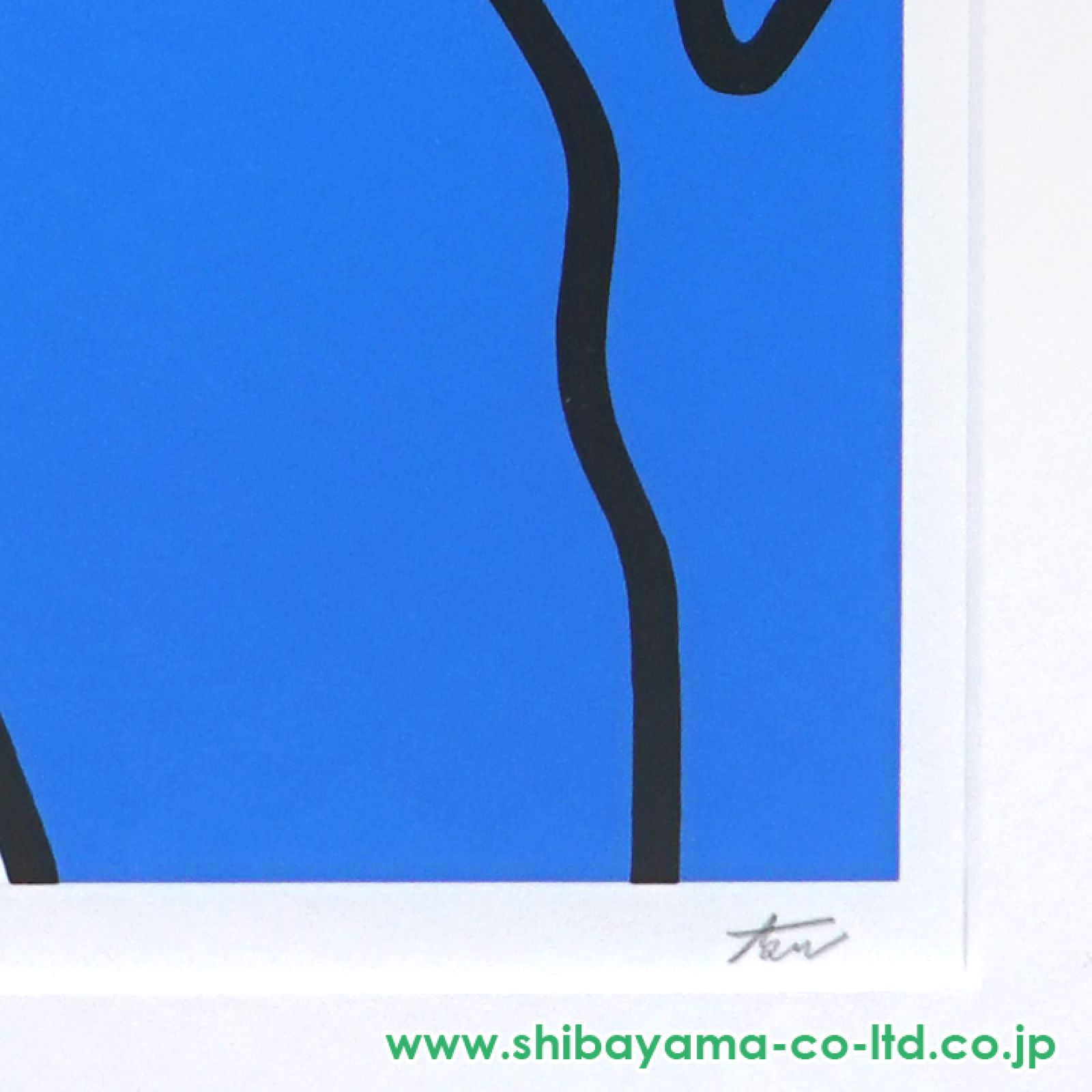 谷口小夏 minor role(green) 2021 シルクスクリーン 谷口小夏「minor role（ピンク）」スクリーンプリント :: 絵画