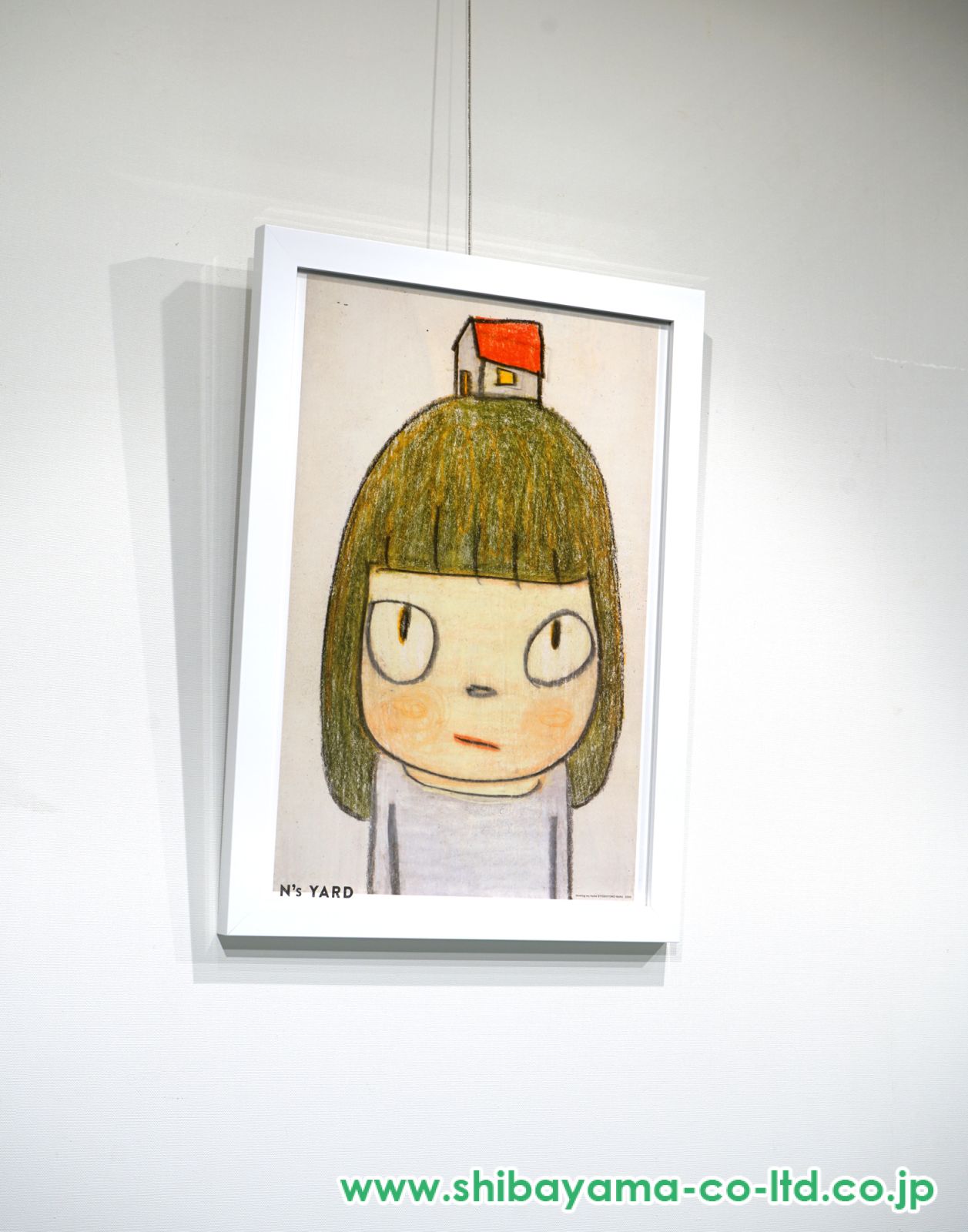 奈良美智 B2ポスター Jolie the Little Thinker Yuz No.YNF2950 - Little Thinker 2001 | YOSHITOMO NARA The Works