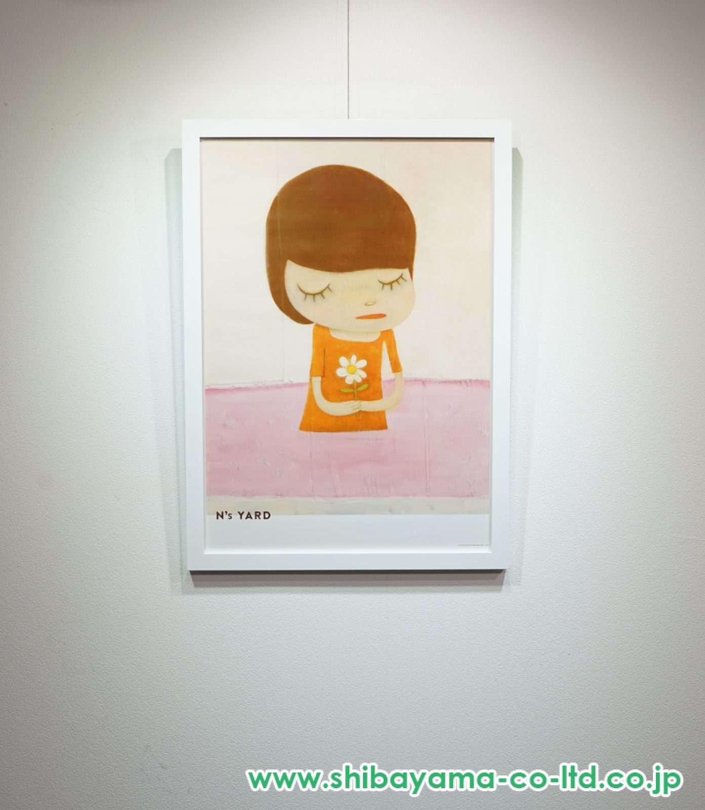 こま　新品未開封　正規品　奈良美智　　In The Pink Water 奈良美智「In the Pink Water」ポスター :: 絵画買取・販売